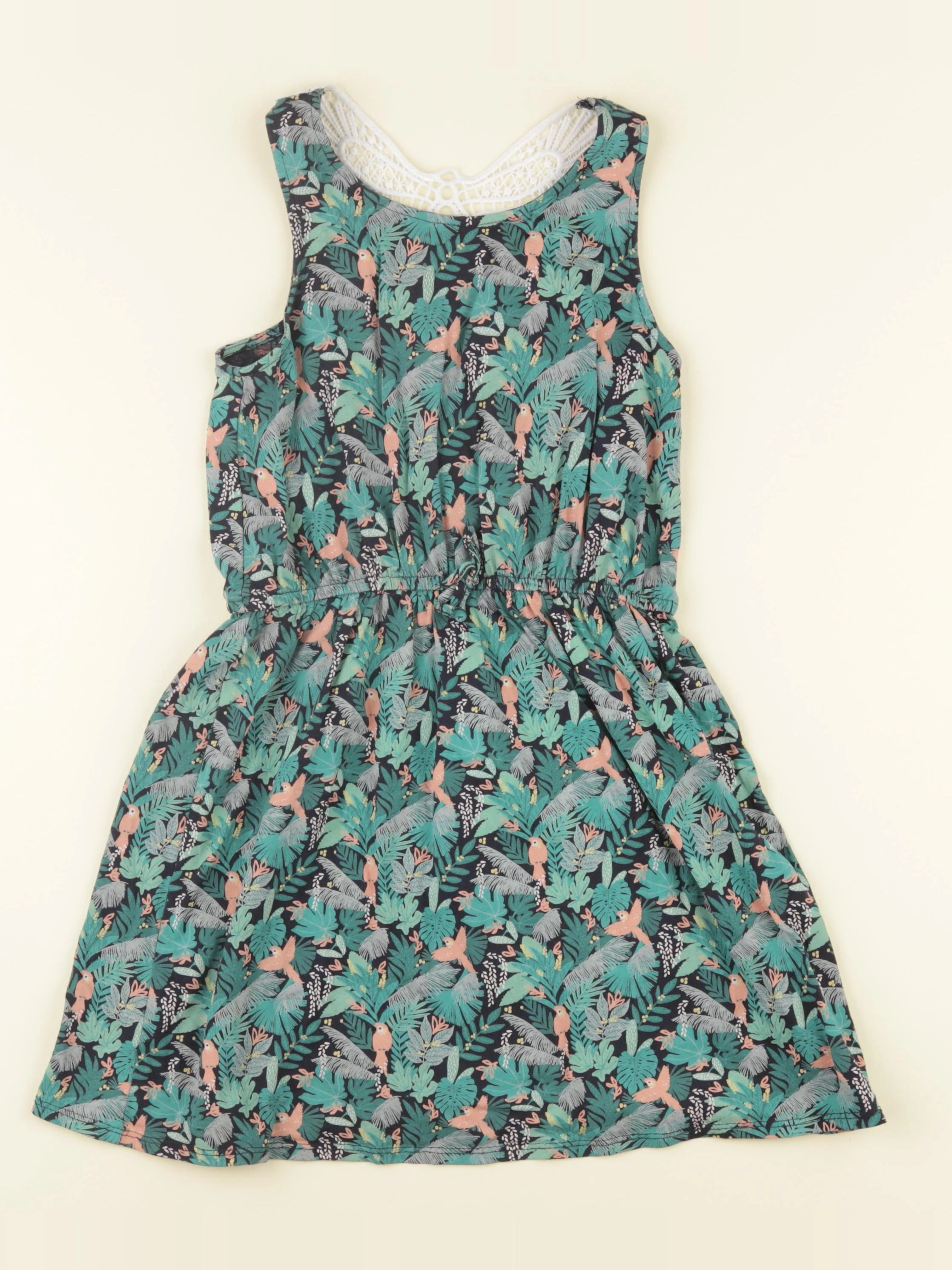 Vertbaudet - robe vert - 6 ans