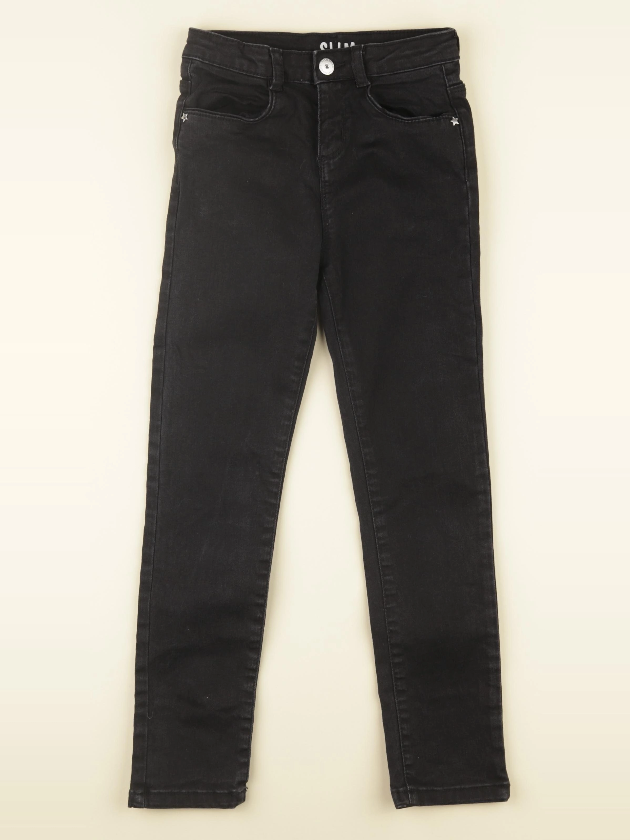 Vertbaudet - jean noir - 8 ans