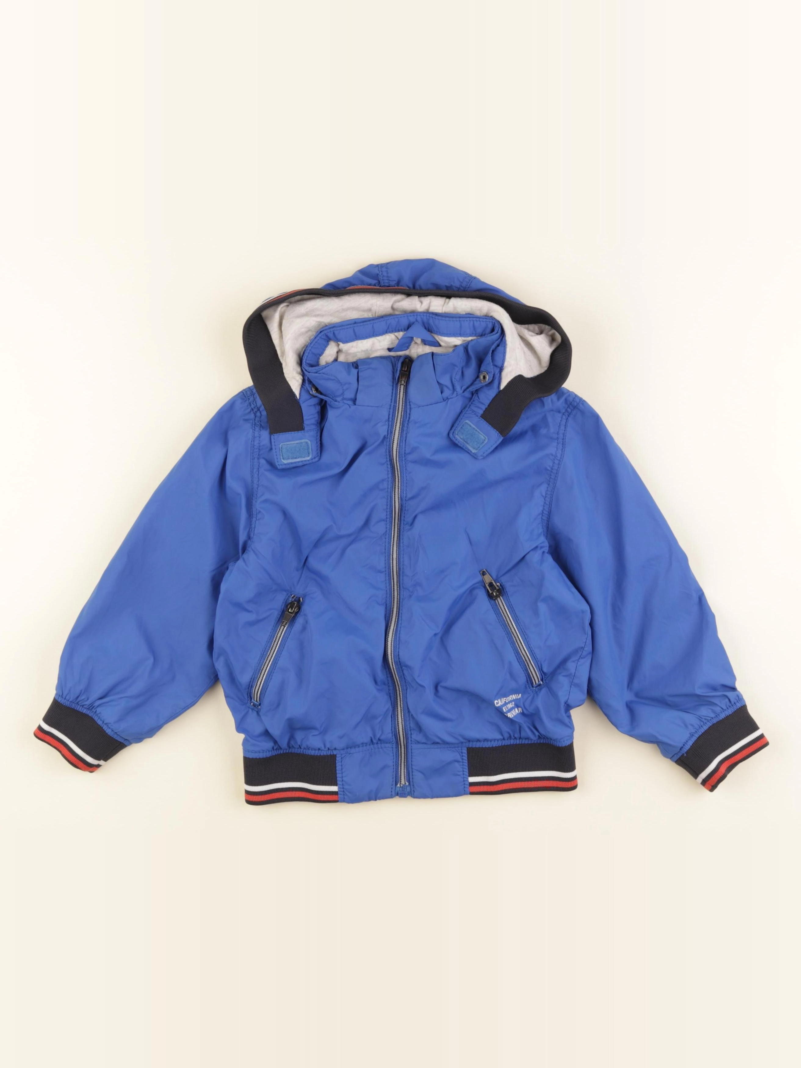 H&M - coupe-vent bleu - 3/4 ans