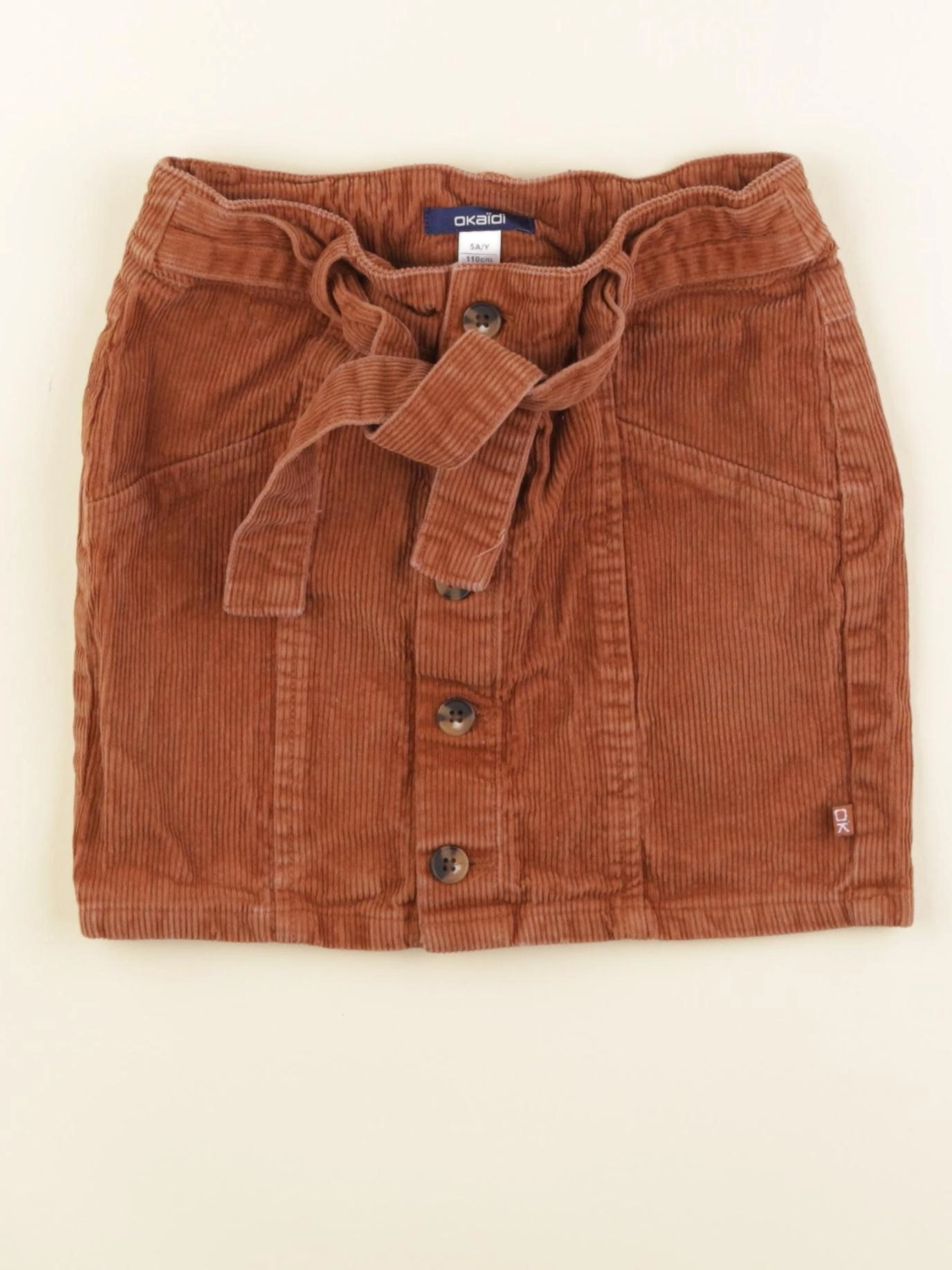 Okaidi - jupe marron - 5 ans
