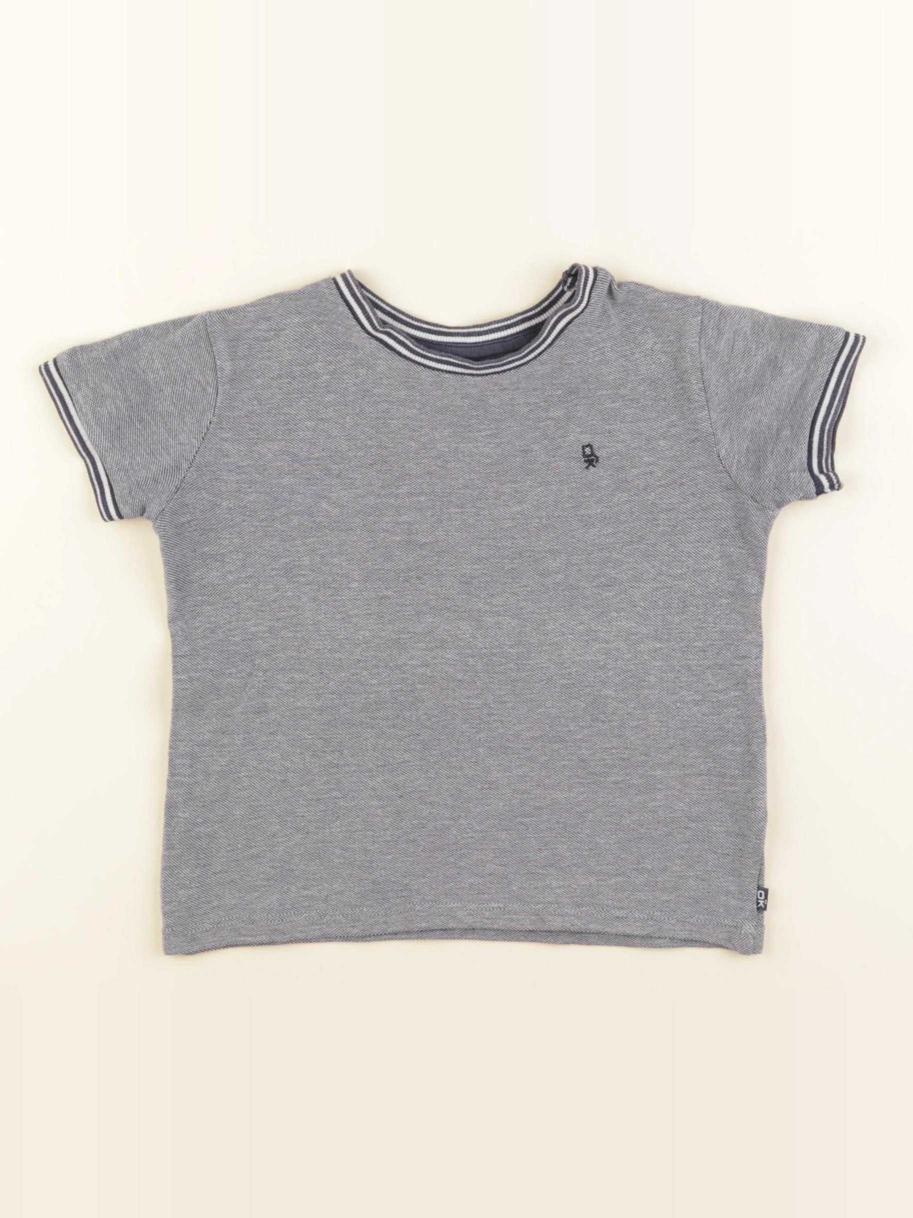 Okaidi - tee-shirt bleu - 3 ans