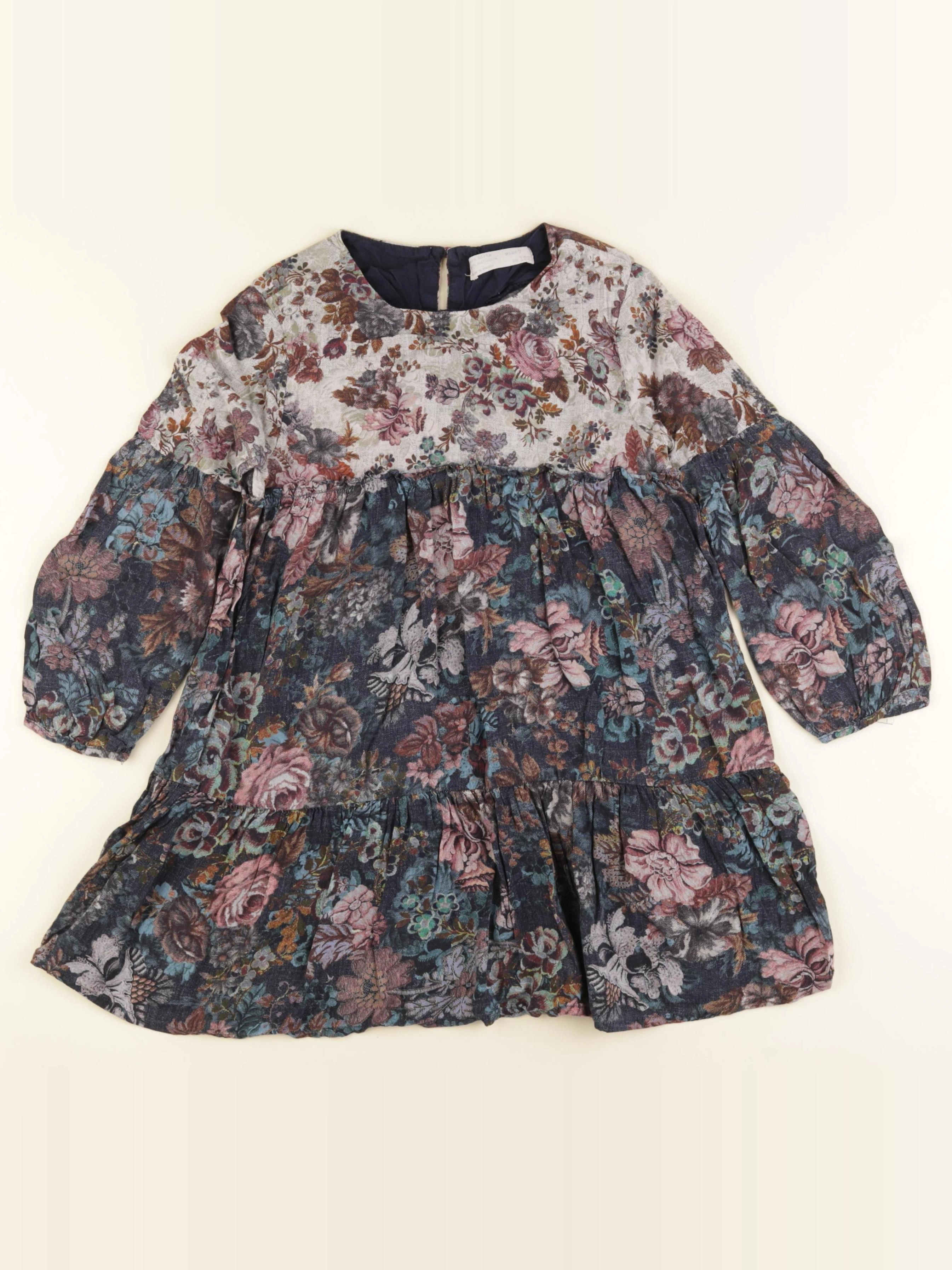 Zara - robe multicolore - 7 ans