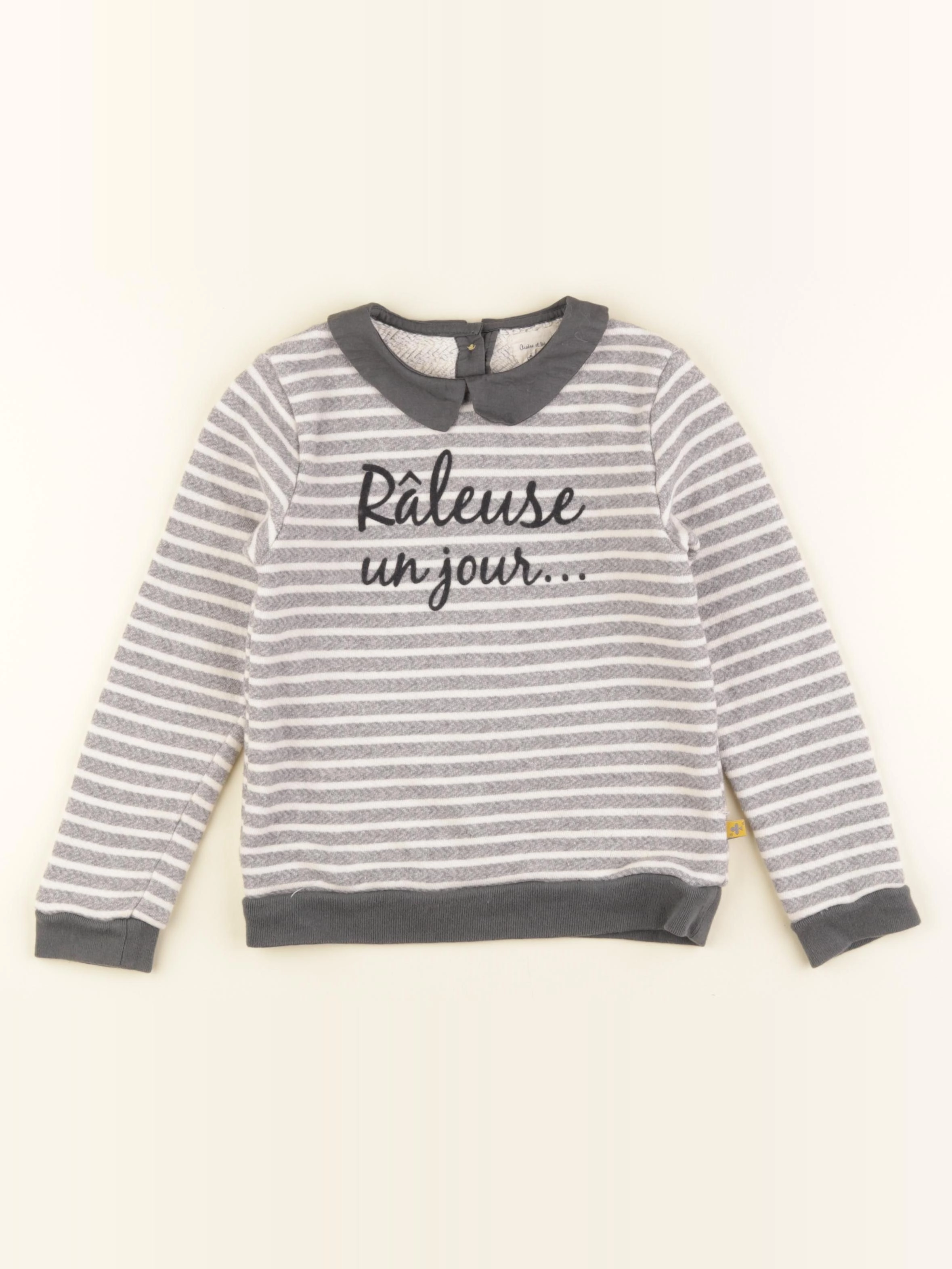 Arsène et les pipelettes - sweat gris - 5 ans