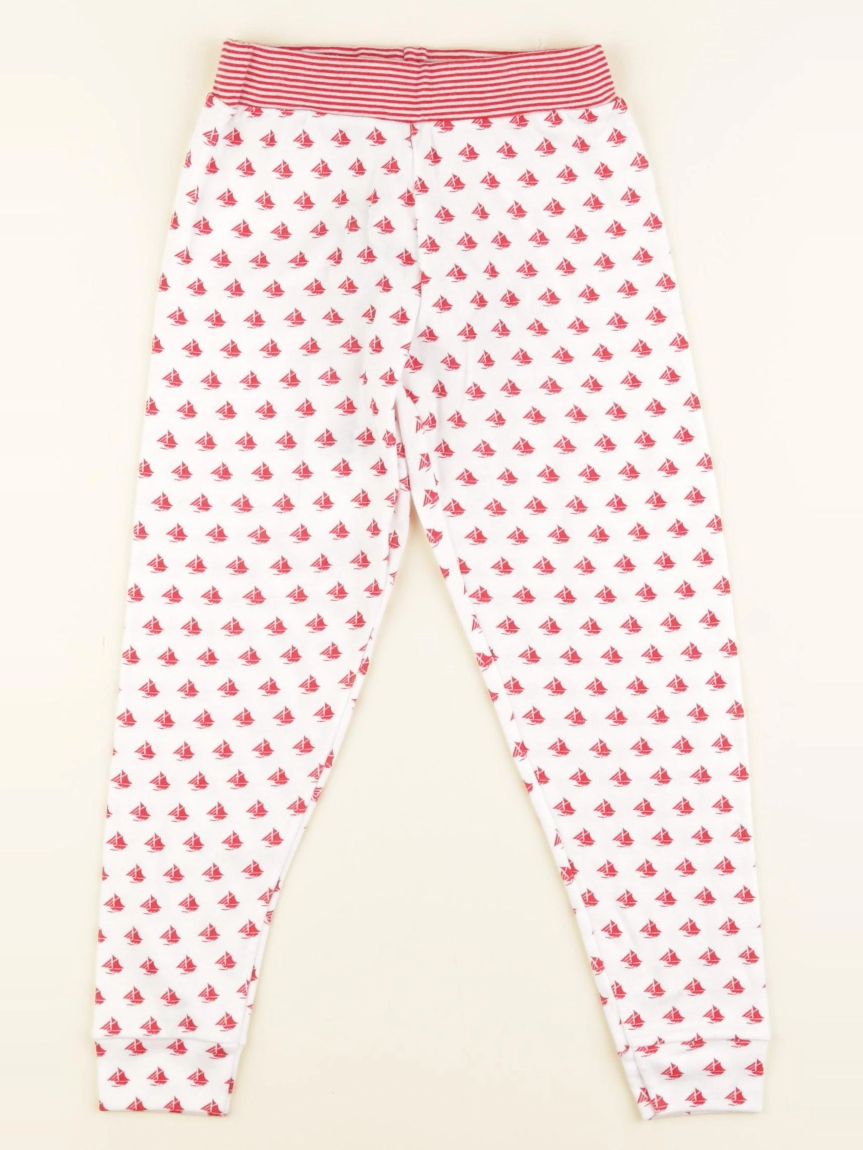 Petit Bateau - legging rouge - 4 ans