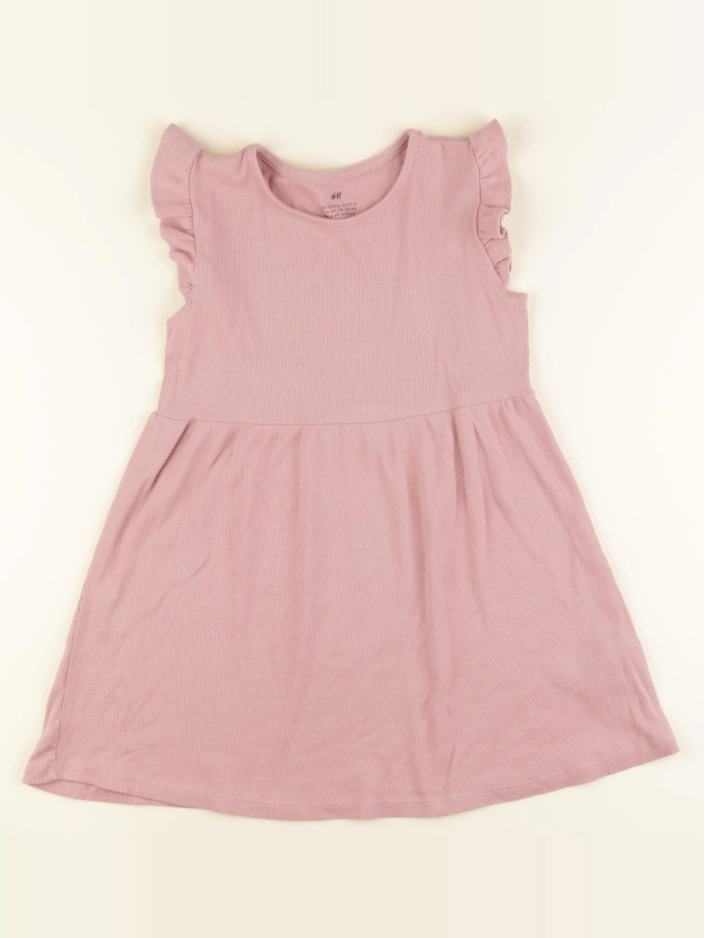 H&M - robe rose - 4/6 ans