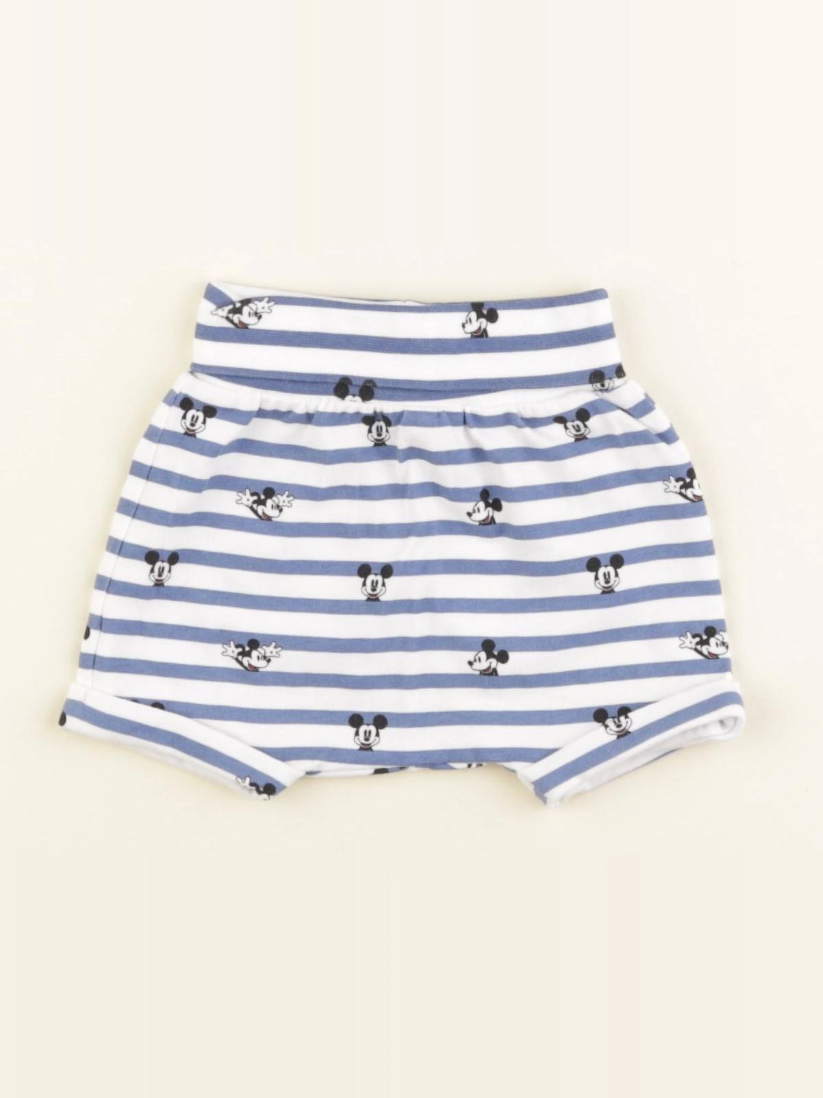 H&M - short bleu - 0/1 mois
