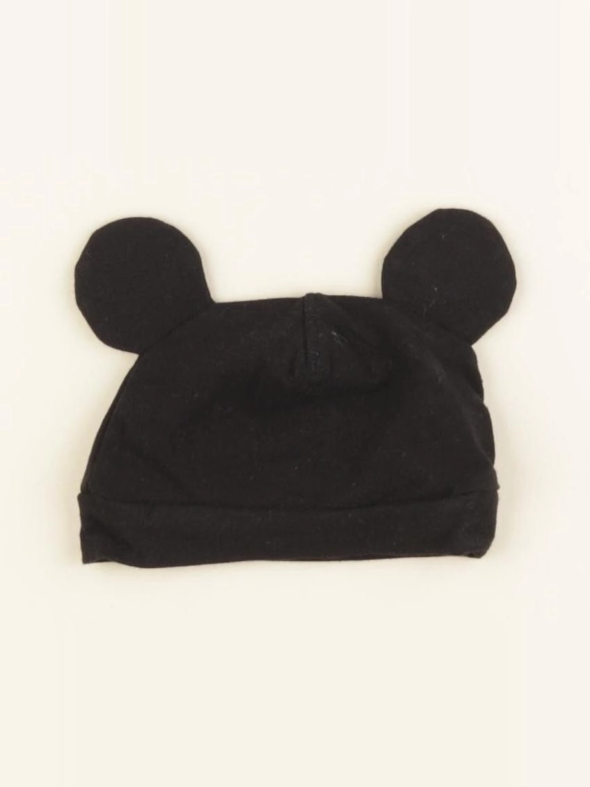H&M - bonnet de naissance noir - 1/2 mois