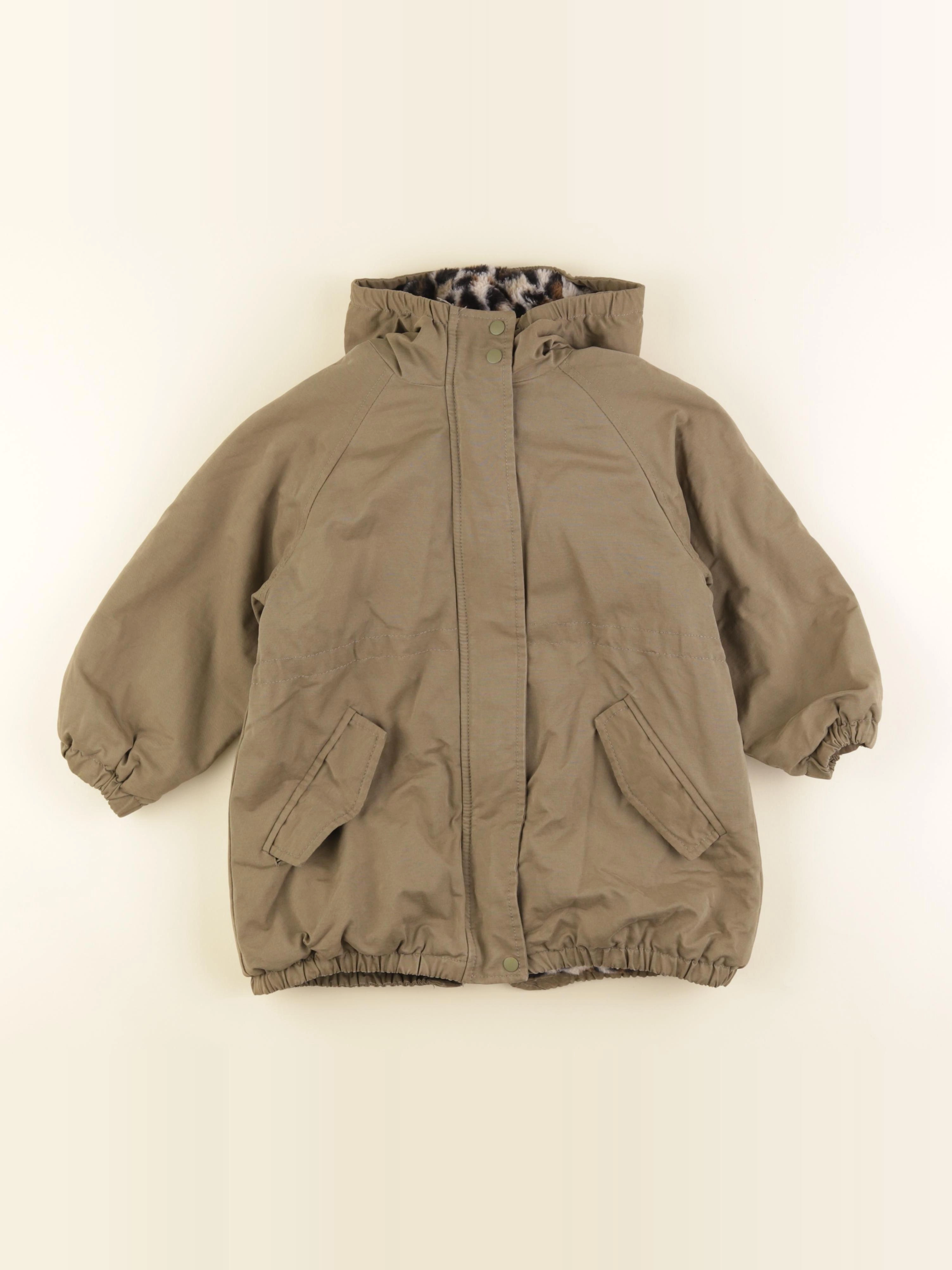 Vertbaudet - parka vert - 6 ans