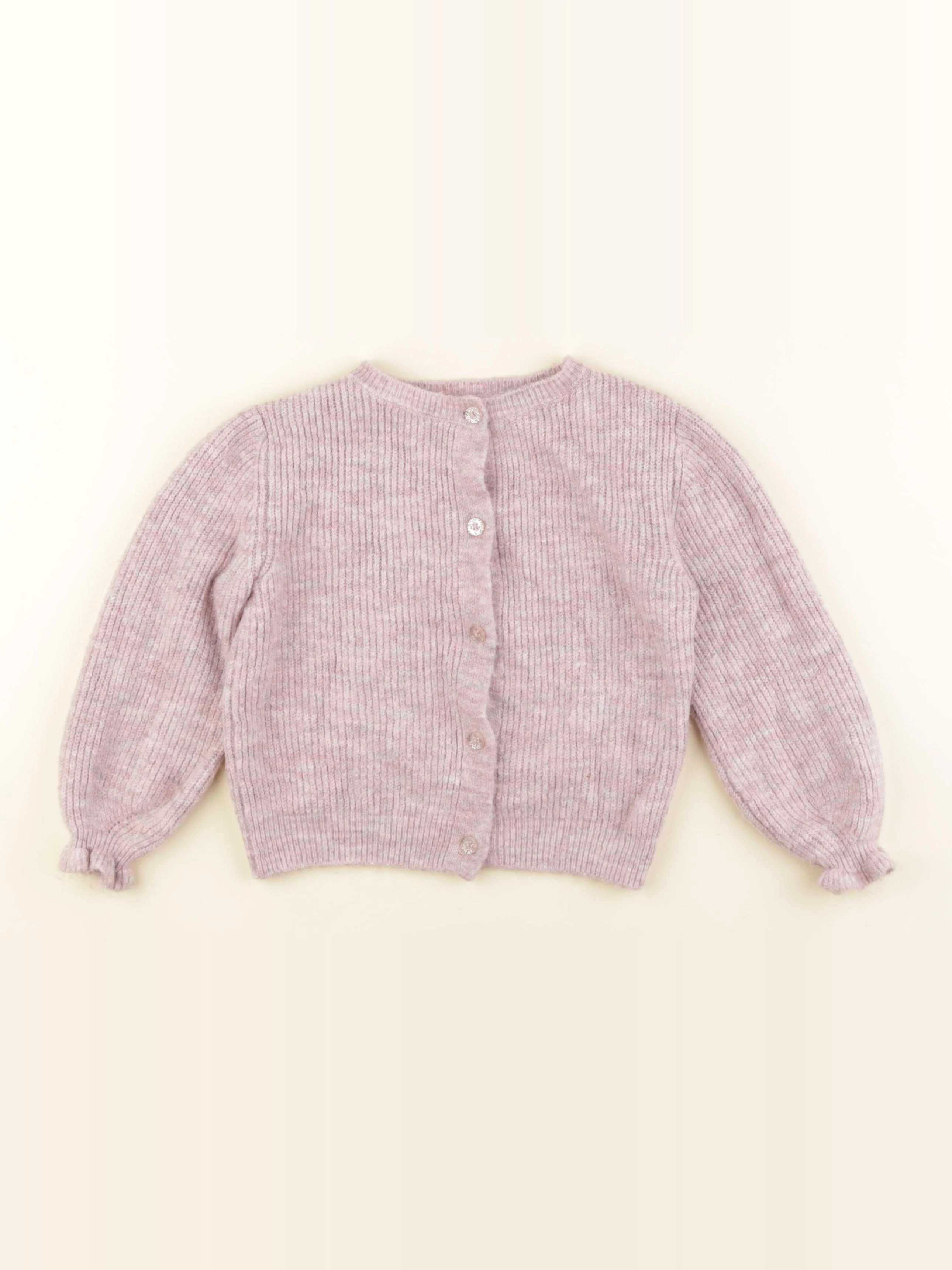 Vertbaudet - gilet violet - 5 ans