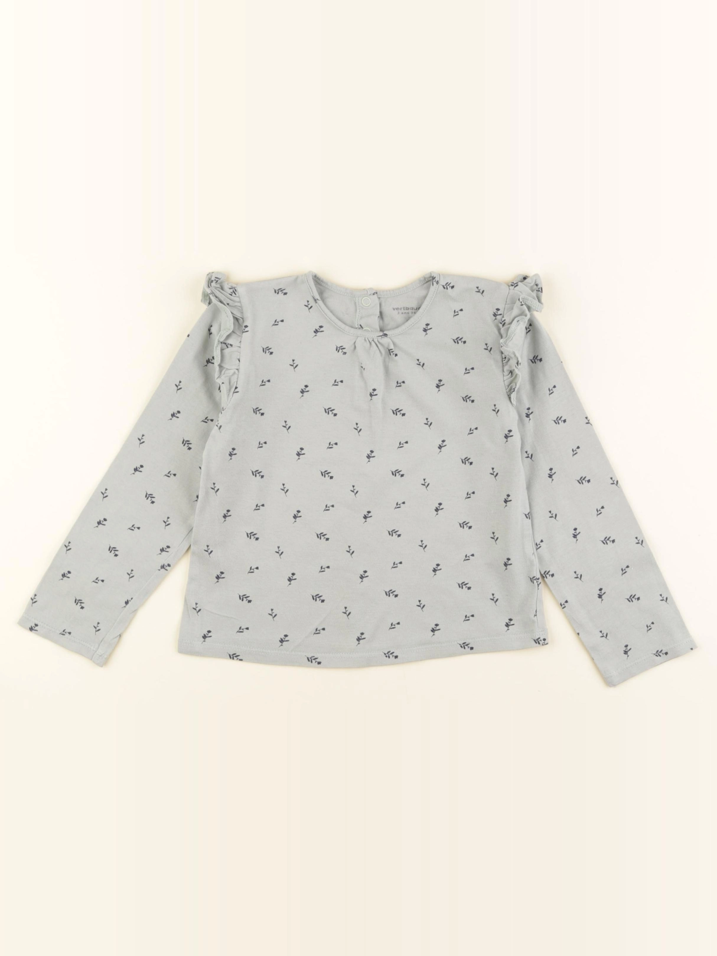 Vertbaudet - tee-shirt bleu - 3 ans