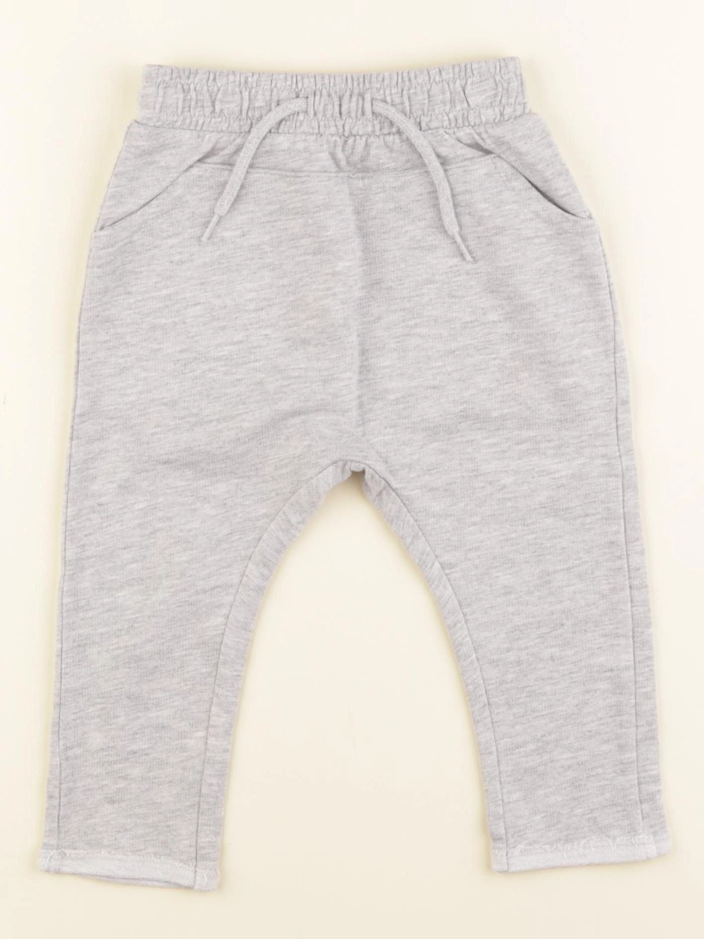 Vertbaudet - jogging gris - 9 mois