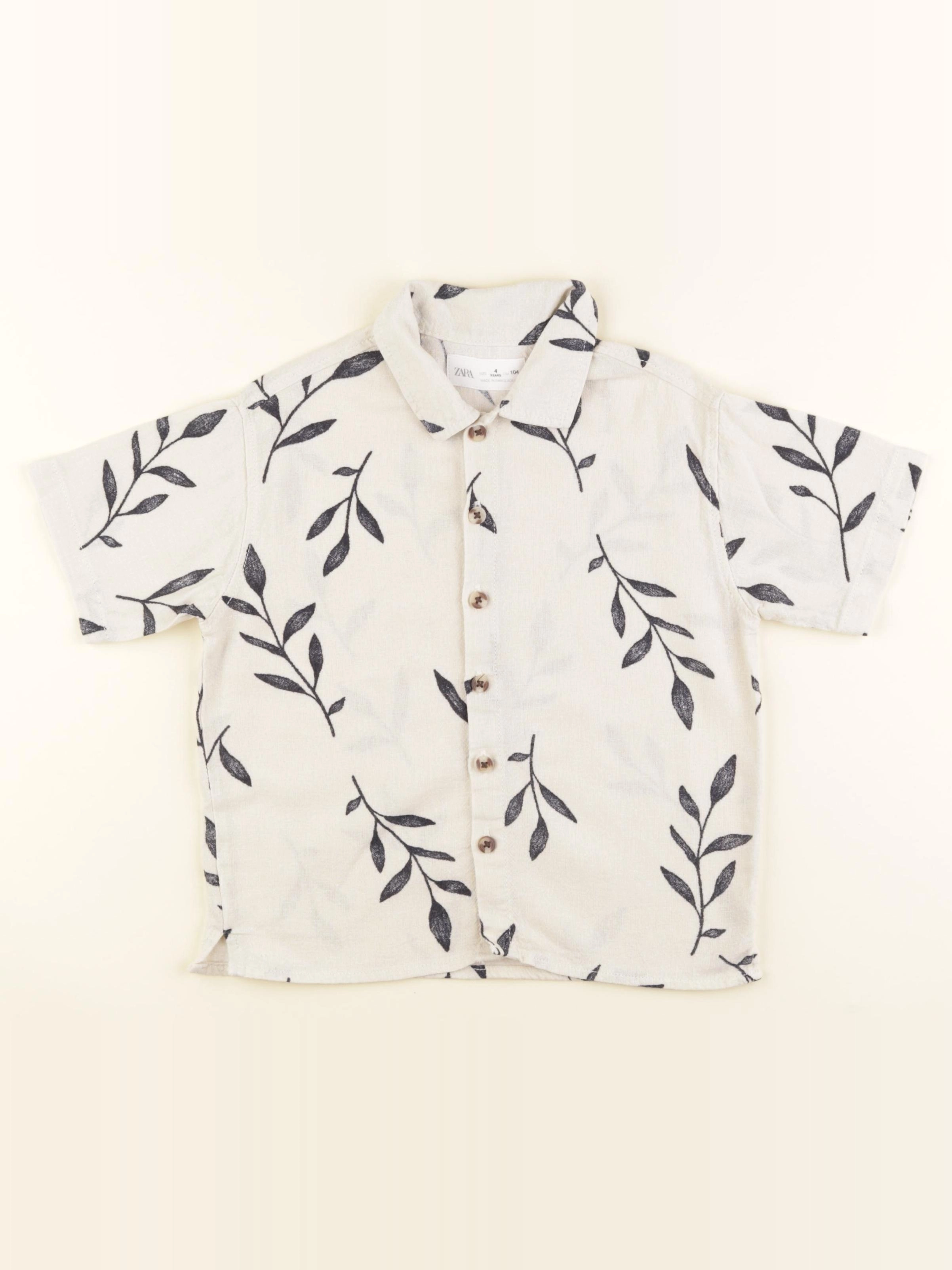 Zara - chemise beige - 4 ans