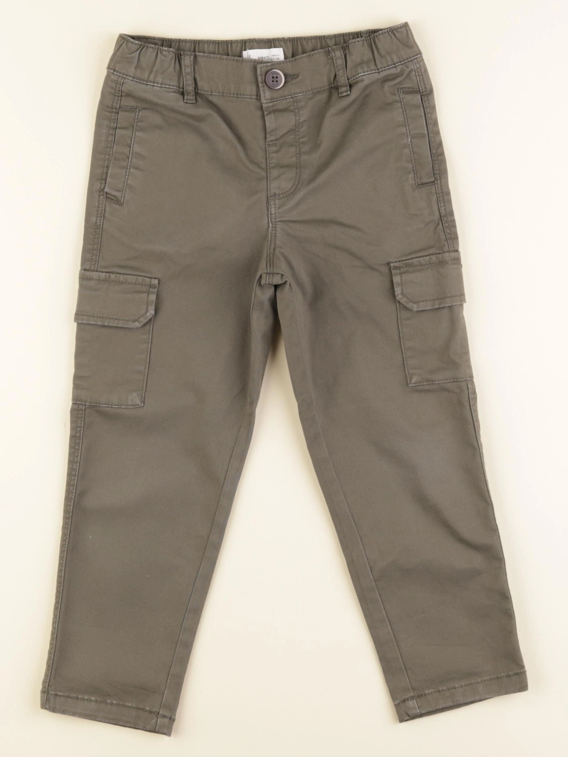 Mango - pantalon vert - 3/4 ans