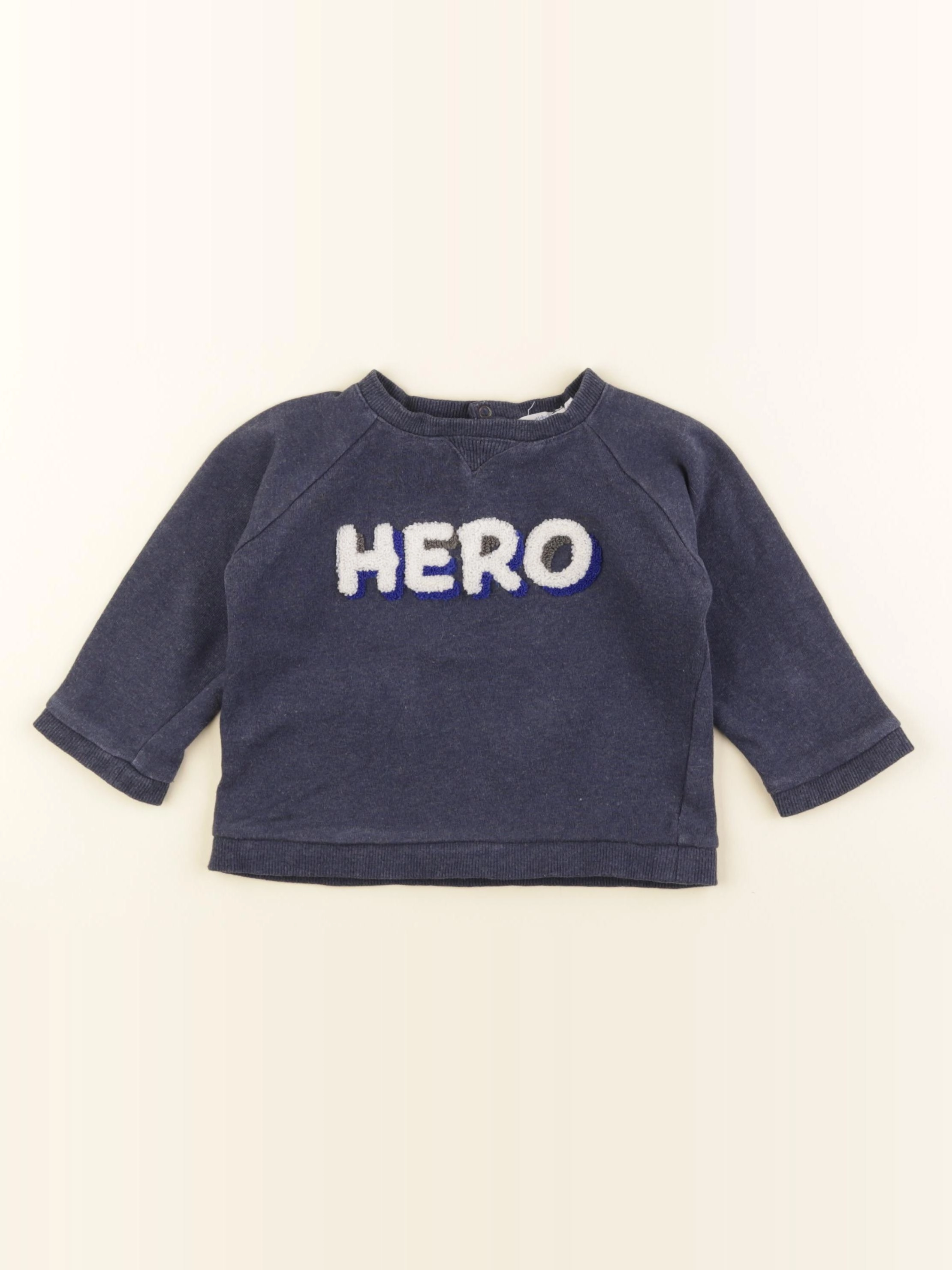 Boutchou - sweat bleu - 36 mois