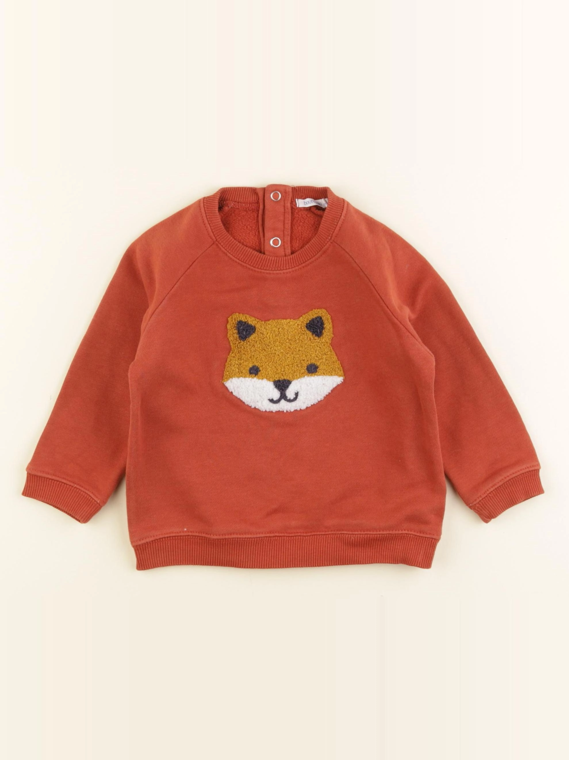 Boutchou - sweat orange - 18 mois
