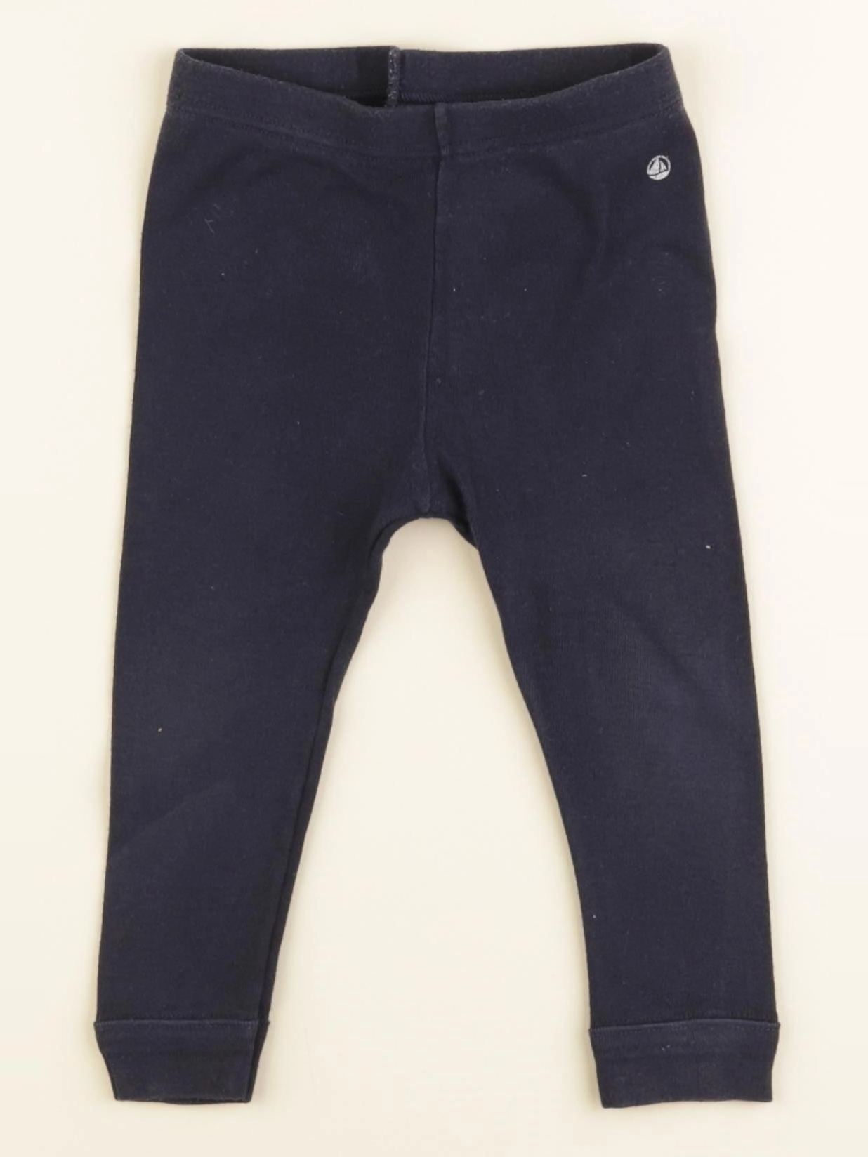 Petit Bateau - legging bleu - 12 mois