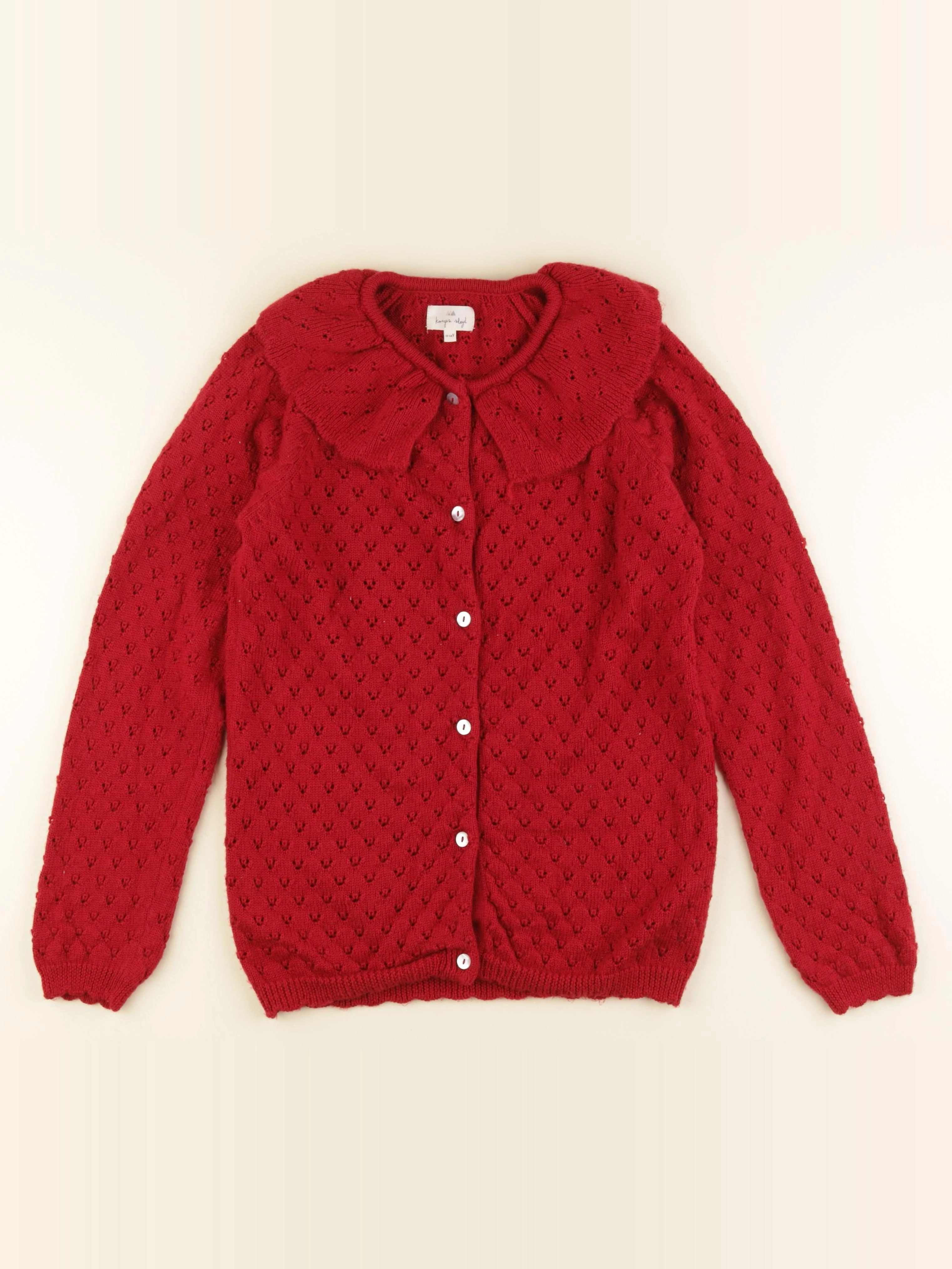 Konges slojd - gilet rouge - 11/12 ans