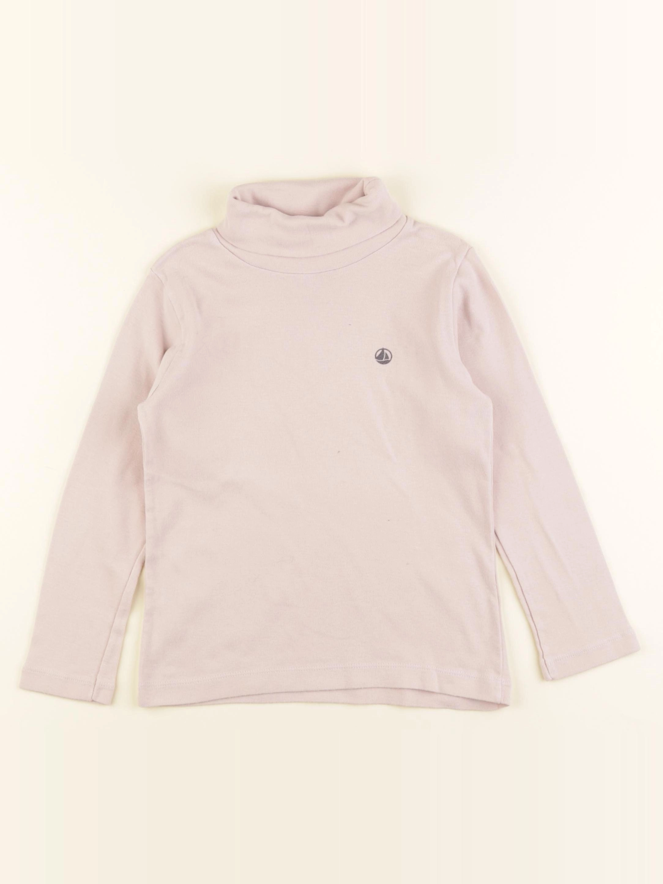 Petit Bateau - sous-pull rose - 5 ans
