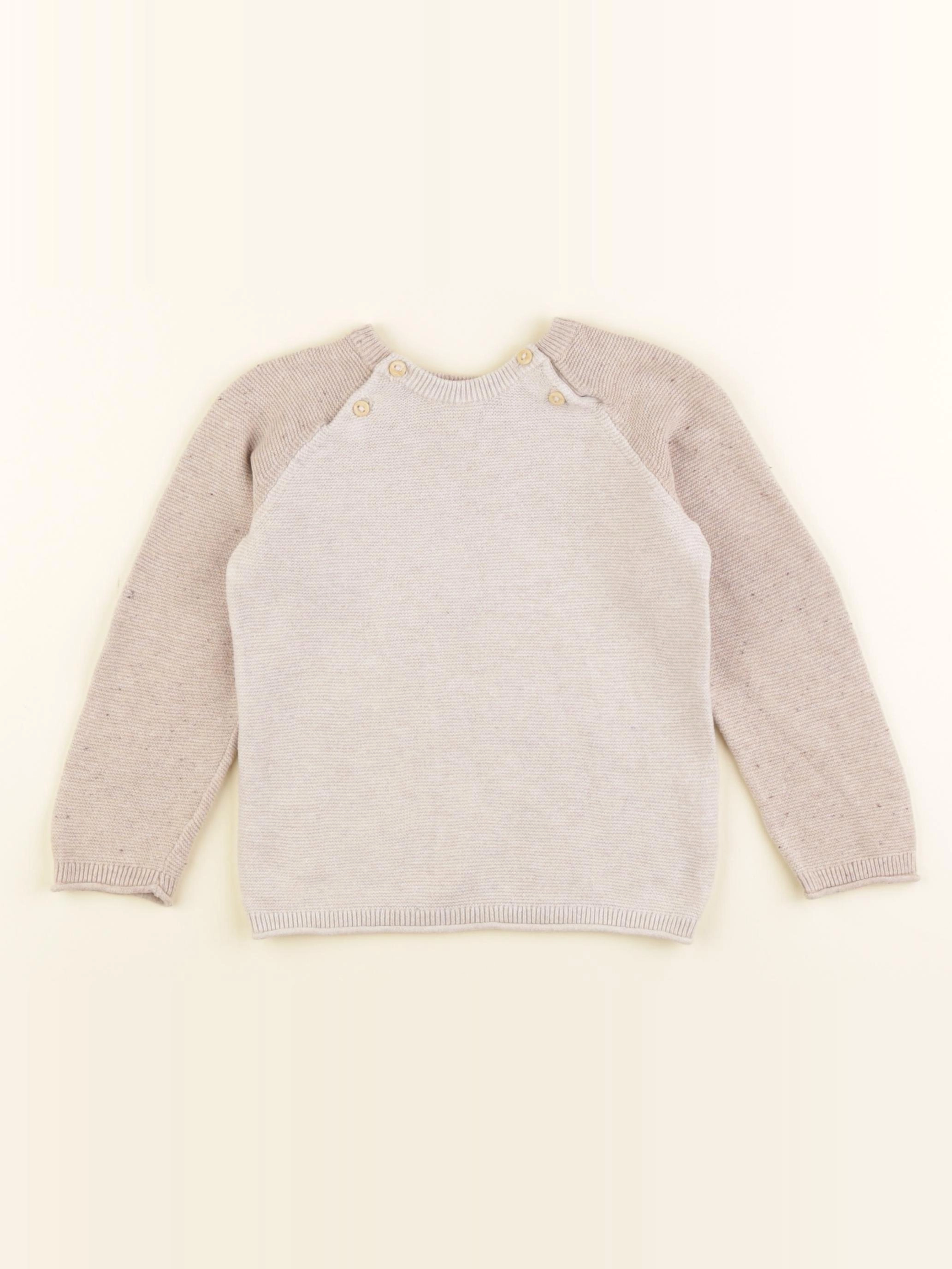 H&M - pull beige - 12/18 mois