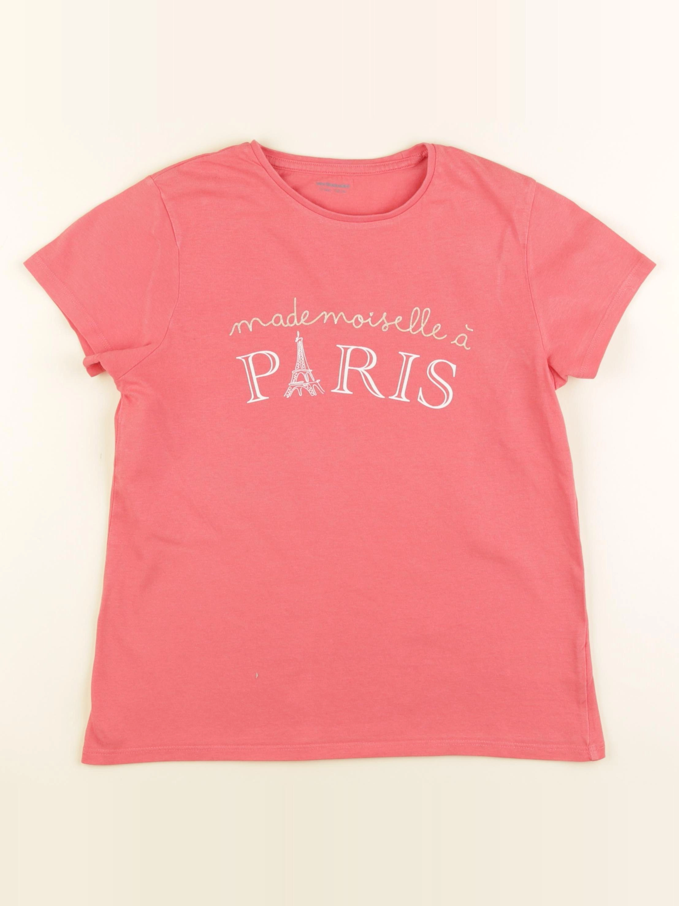 Vertbaudet - tee-shirt rose - 12 ans