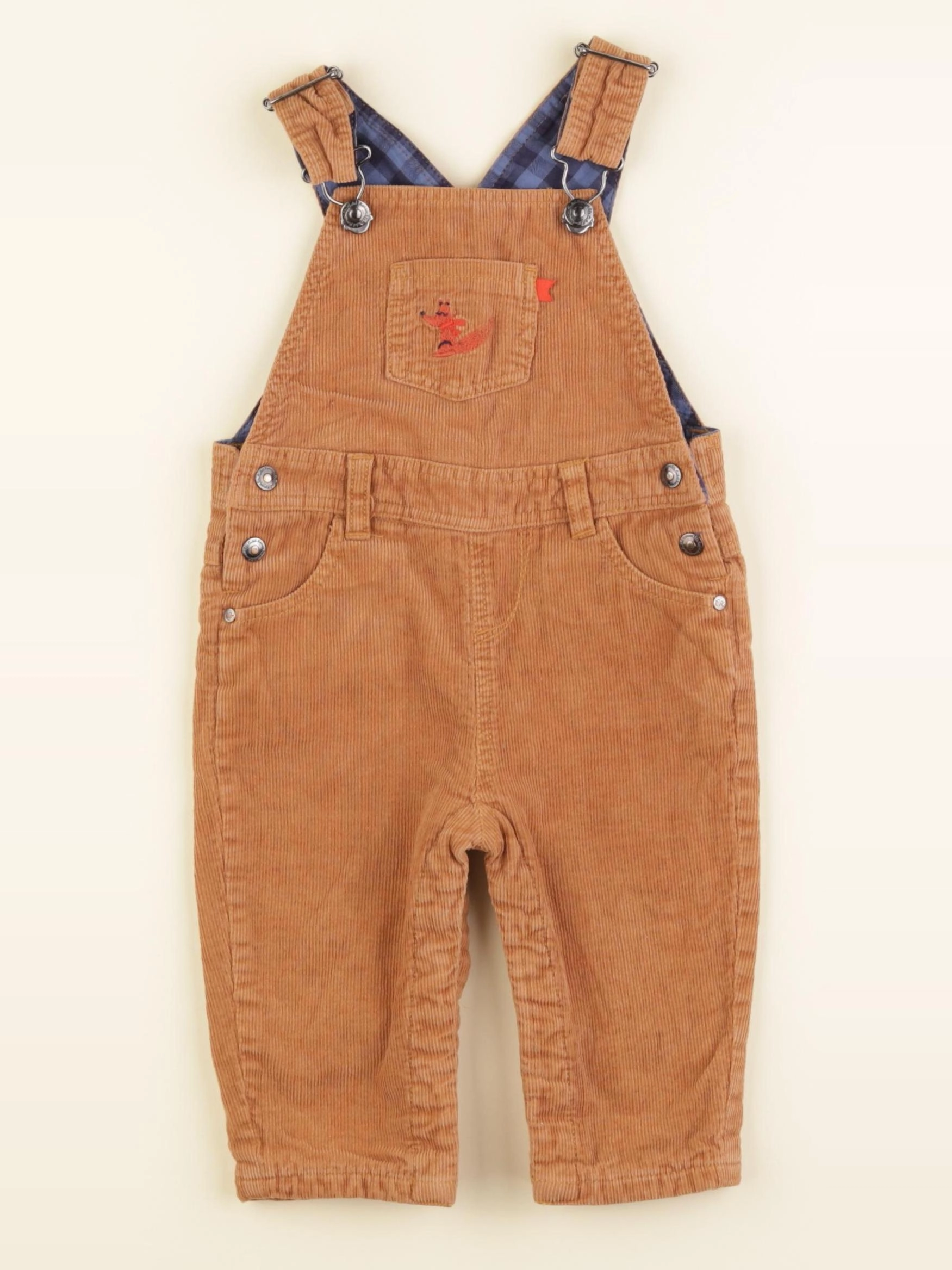 Cadet Rousselle - salopette marron - 6 mois