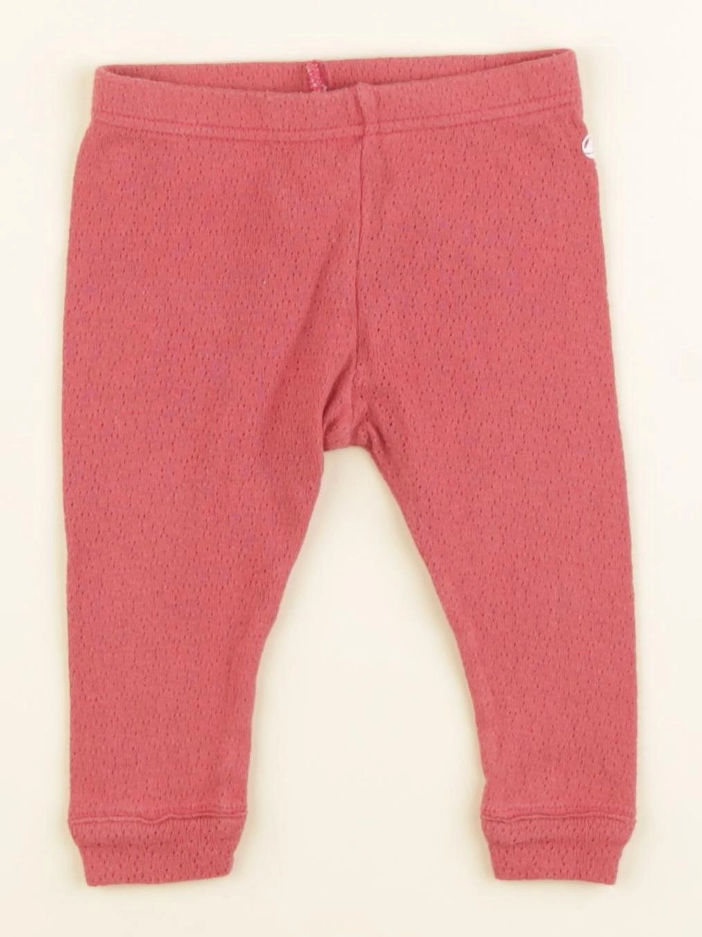 Petit Bateau - legging rose - 6 mois