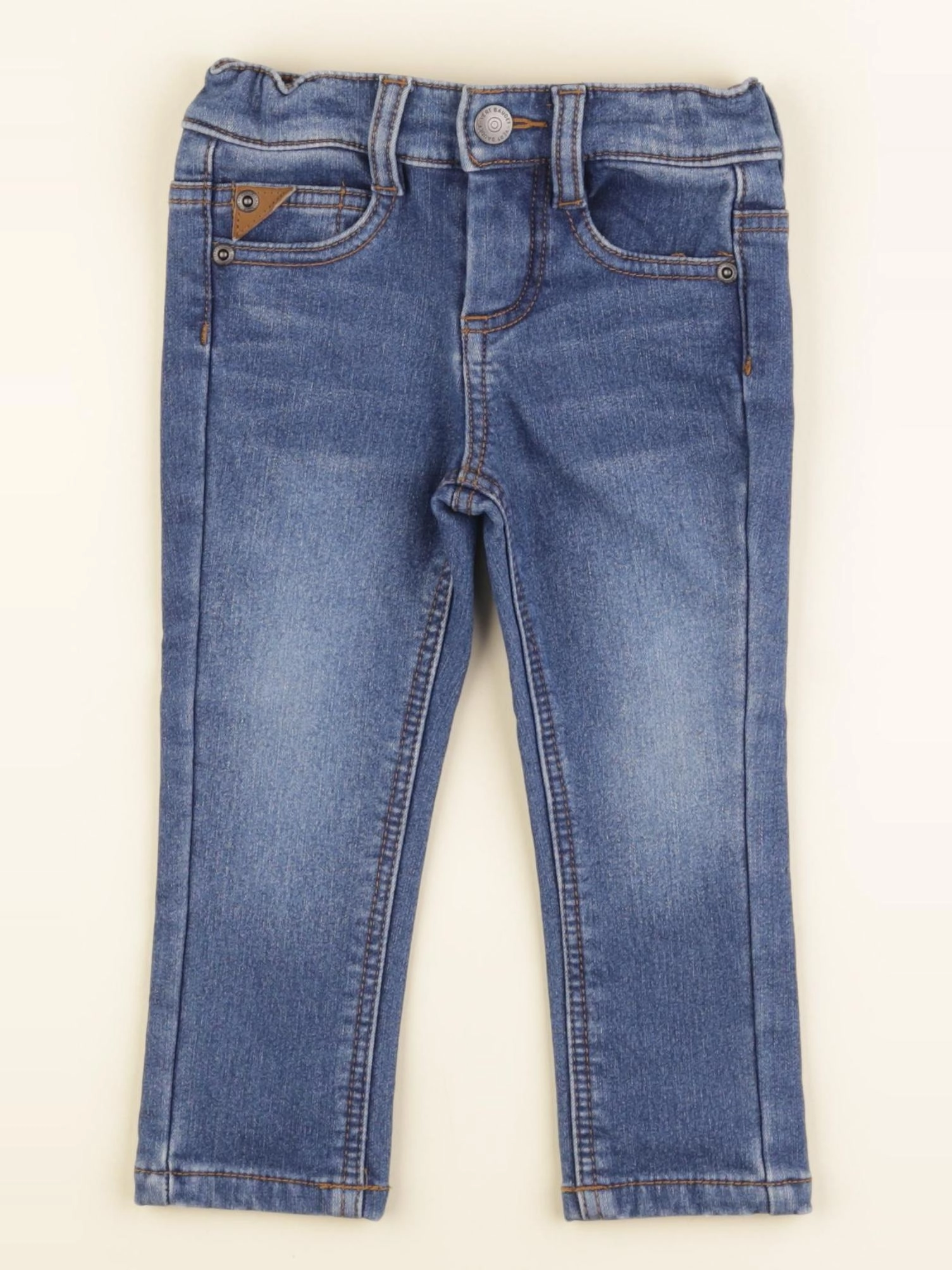 Vertbaudet - jean bleu - 2 ans