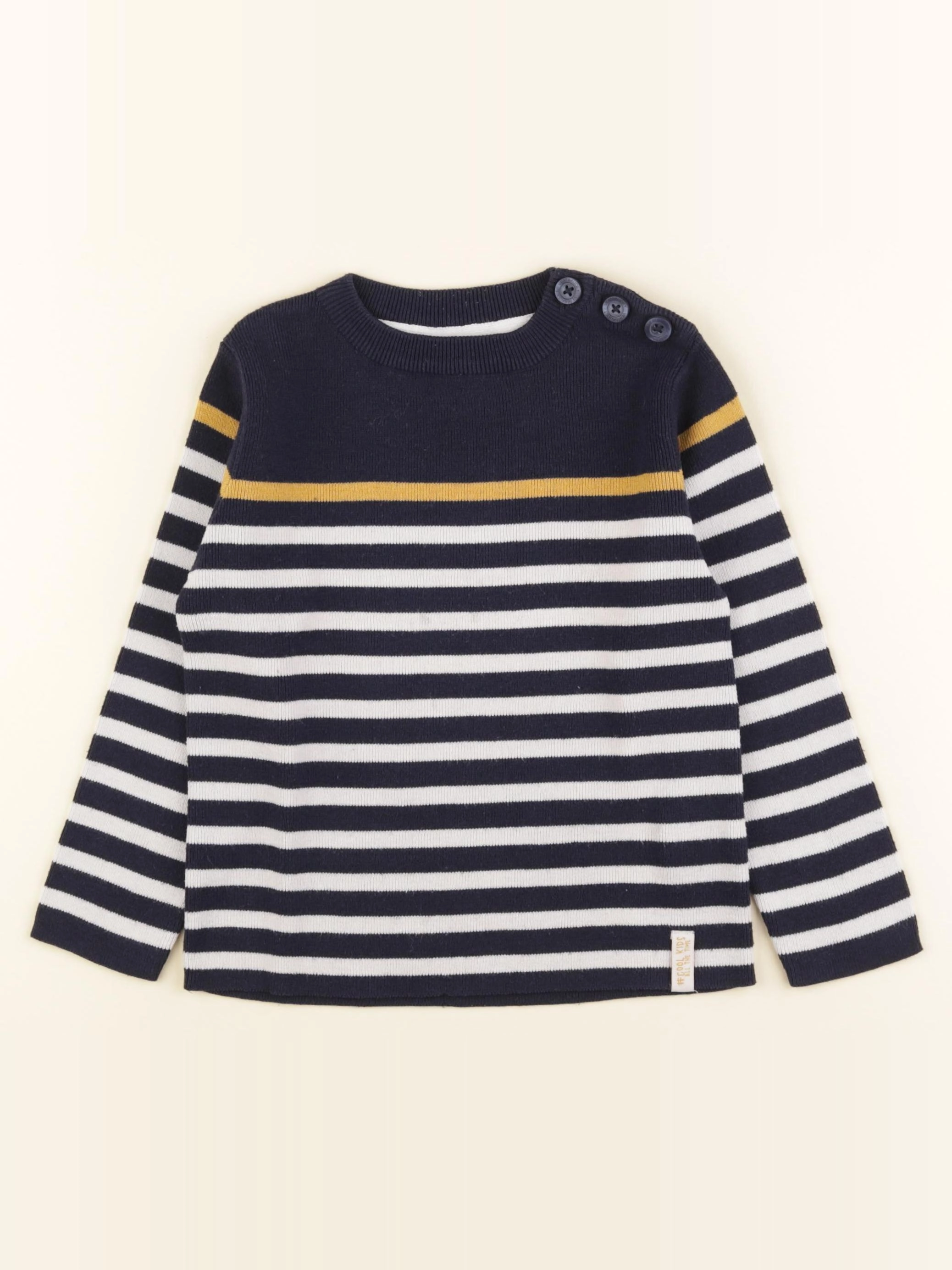 Vertbaudet - pull bleu - 4 ans