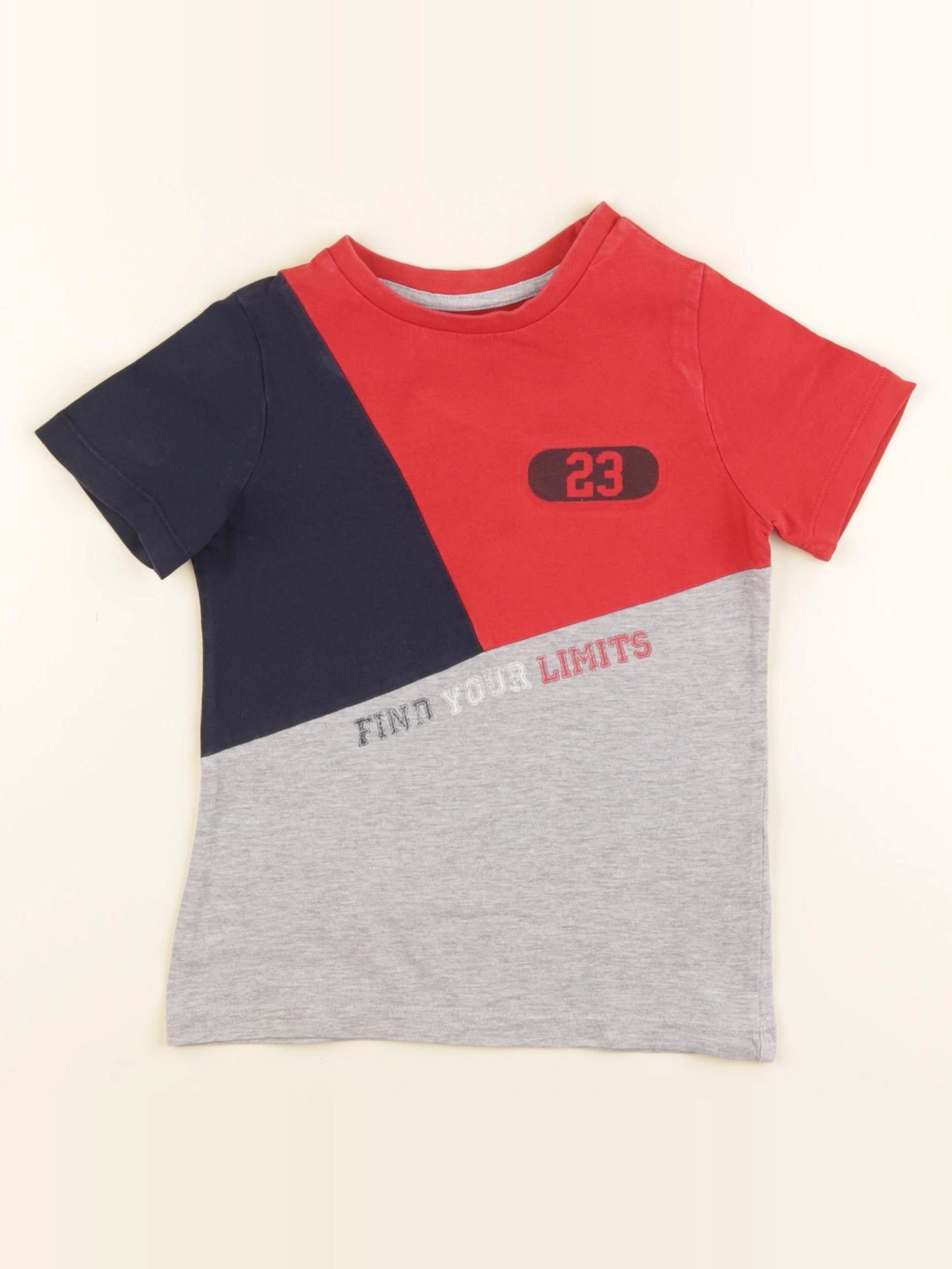 Vertbaudet - tee-shirt rouge - 4 ans