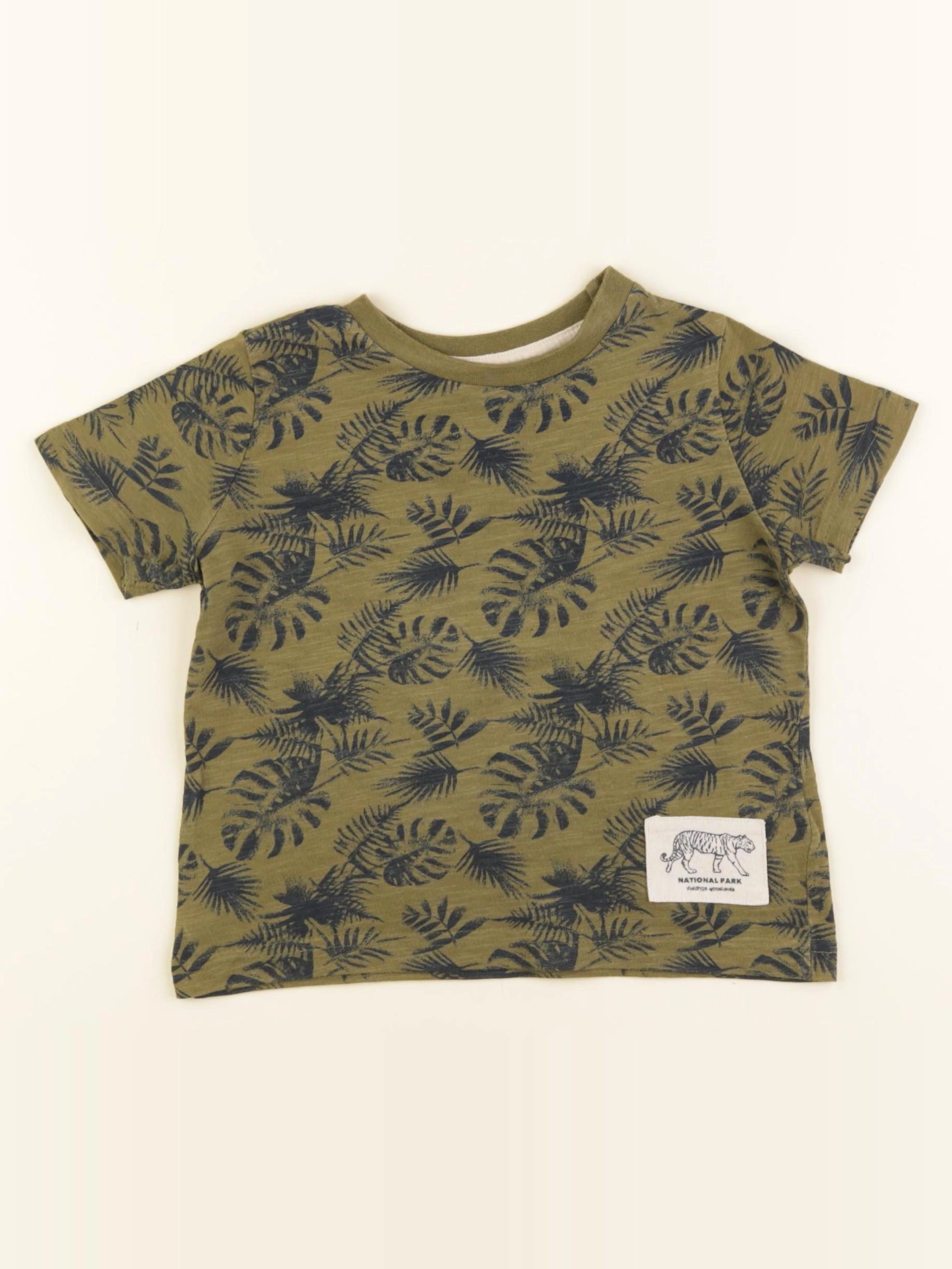 Vertbaudet - tee-shirt vert - 2 ans