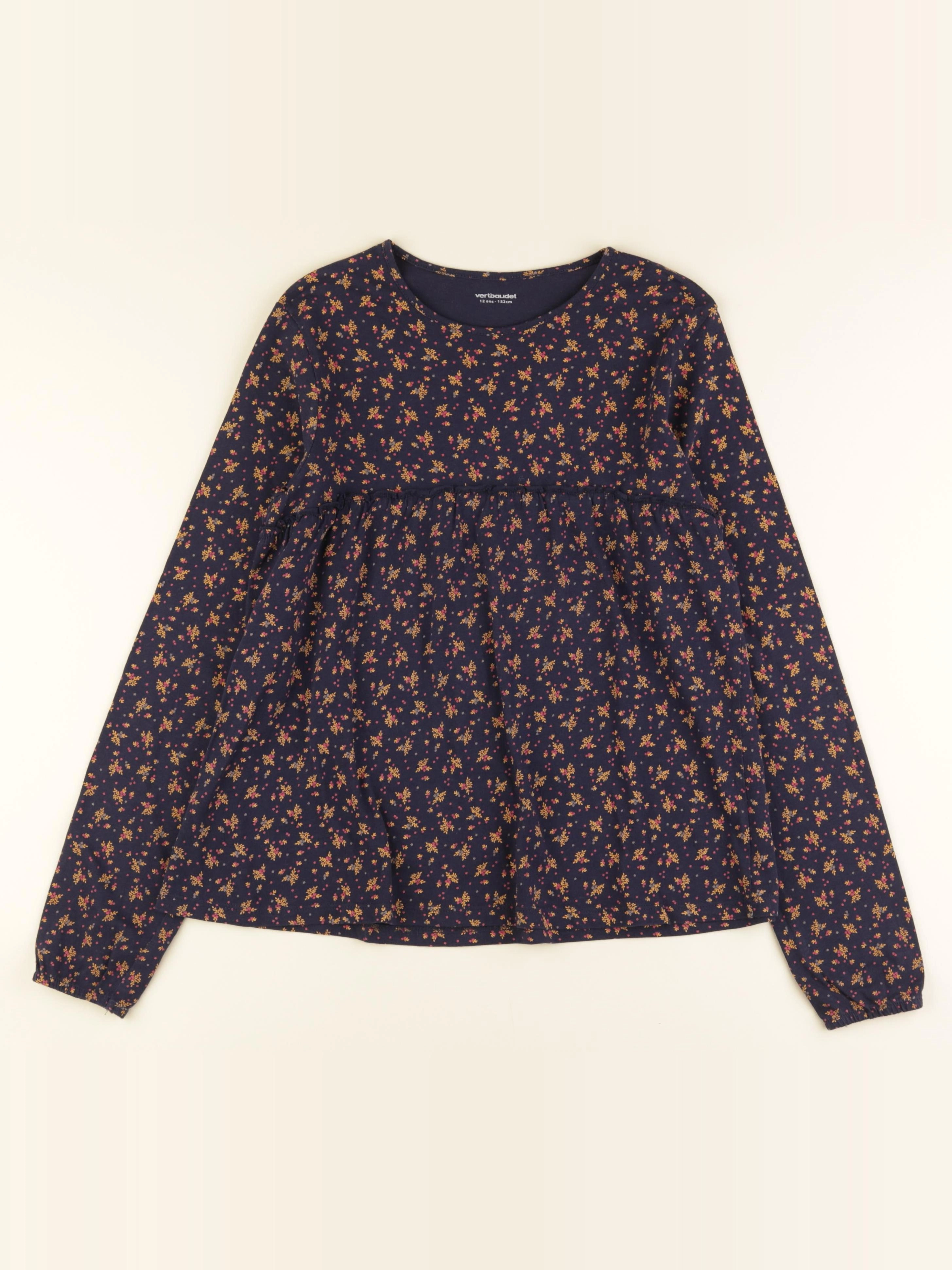 Vertbaudet - tee-shirt bleu - 12 ans