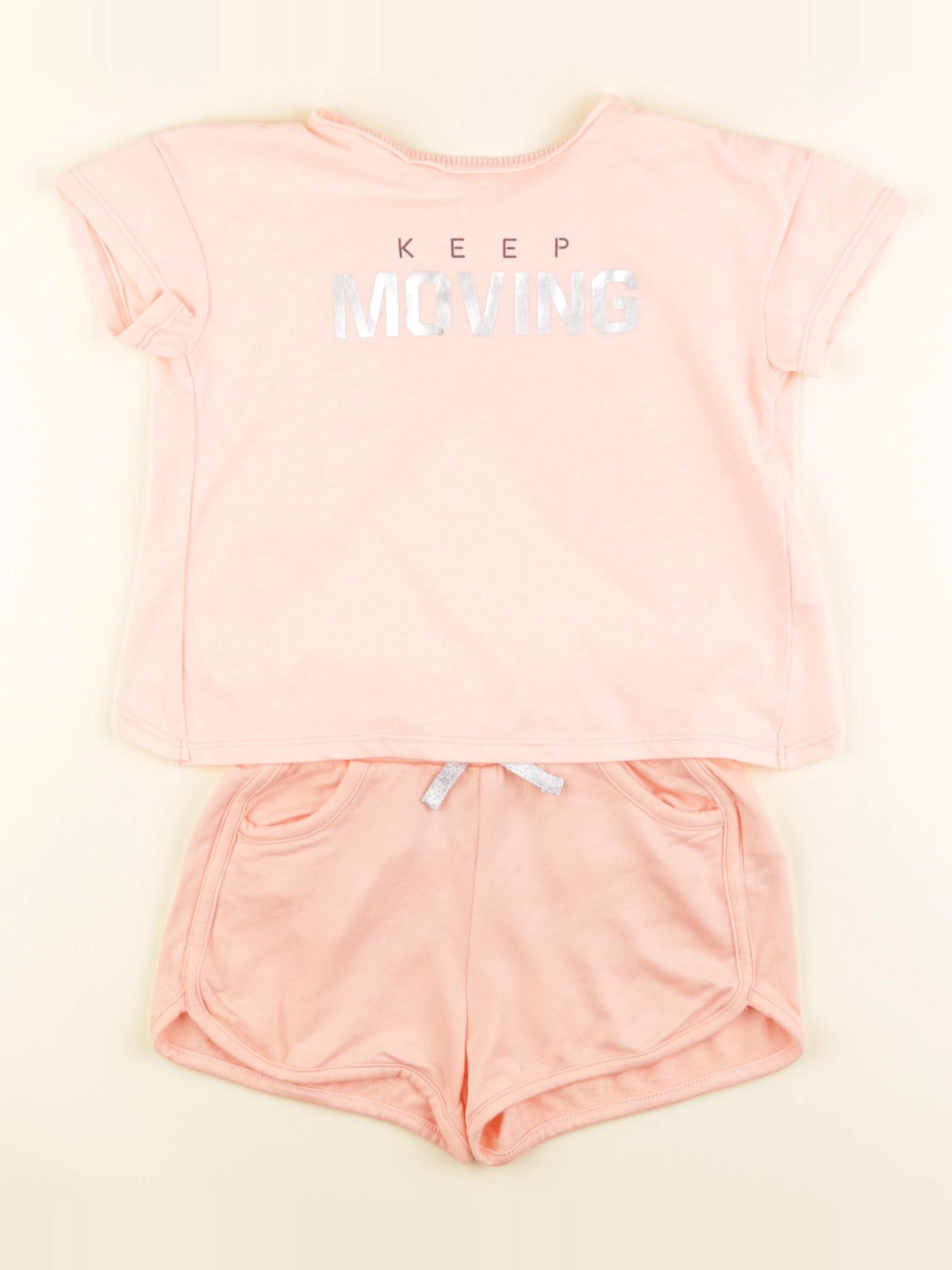 Vertbaudet - ensemble rose - 5 ans