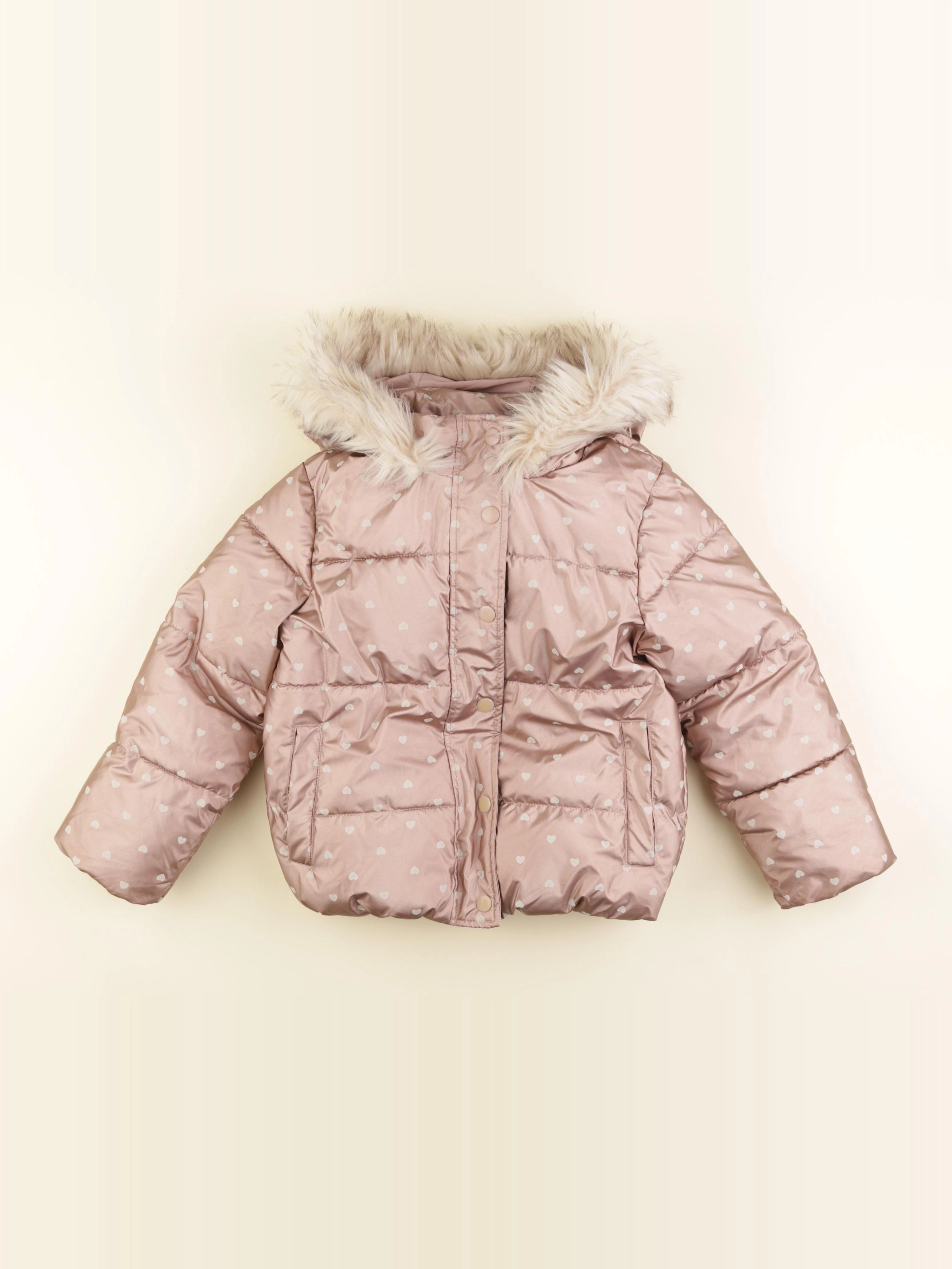 Vertbaudet - doudoune rose - 6 ans