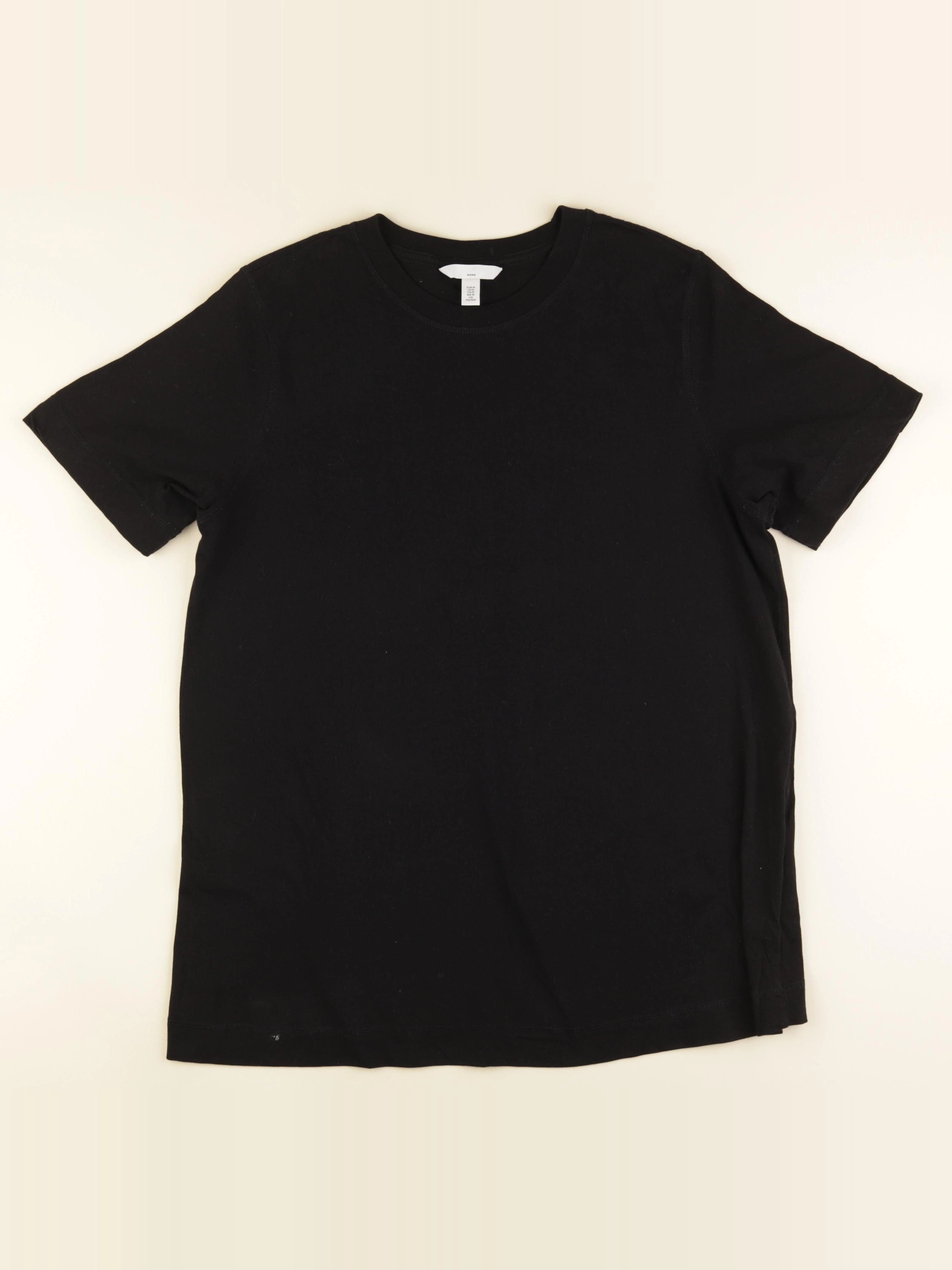 H&M - tee-shirt grossesse noir - m