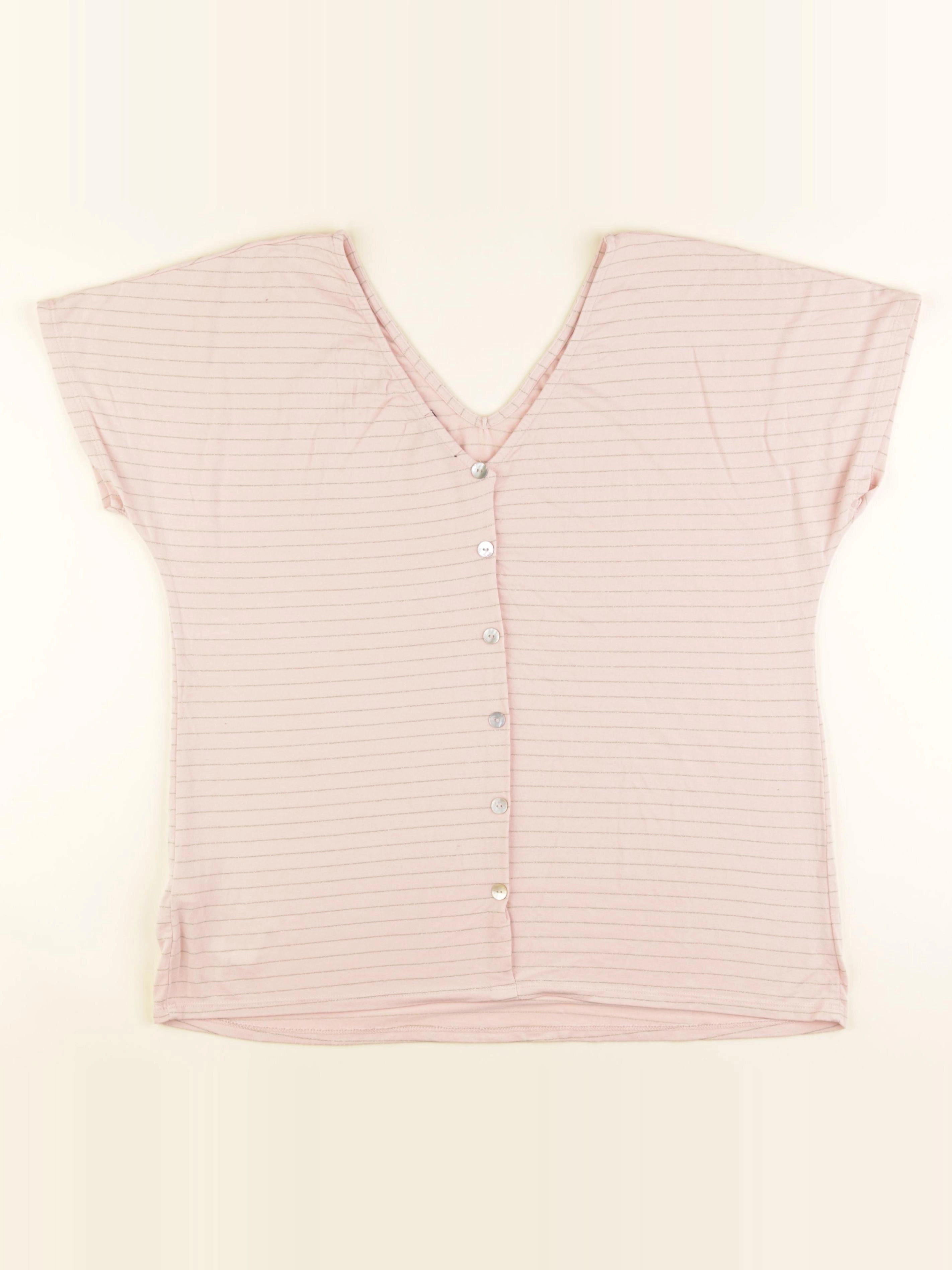 Kiabi - tee-shirt grossesse rose, or - m