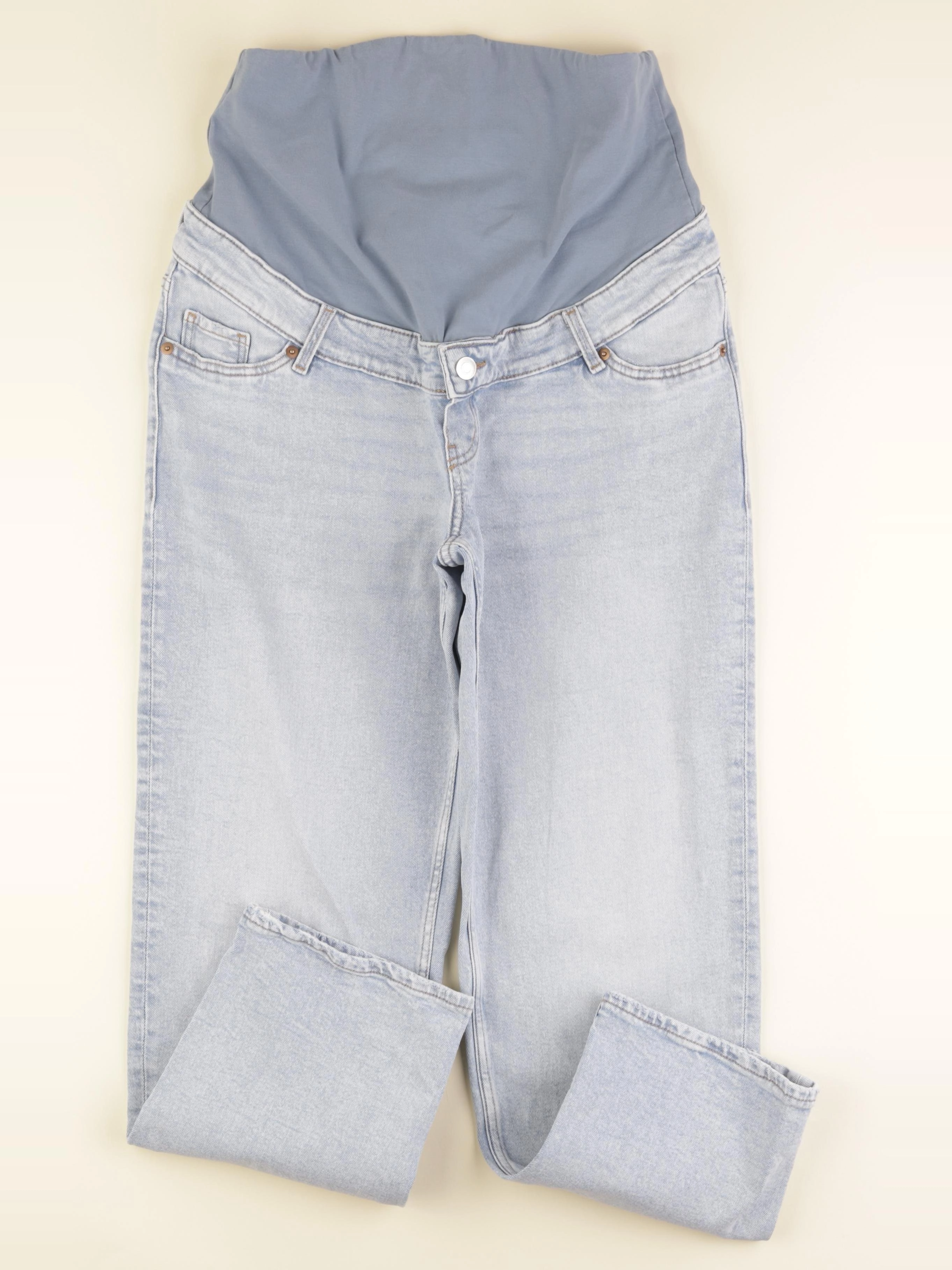H&M - jean grossesse bleu - m