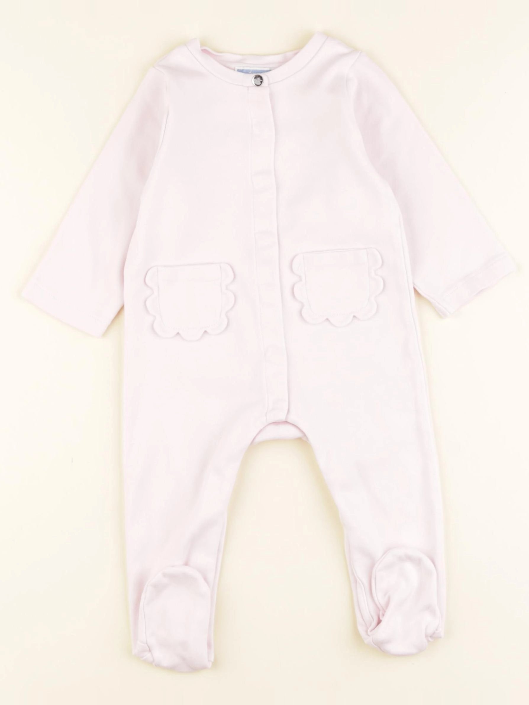 Jacadi - pyjama coton rose - 12 mois