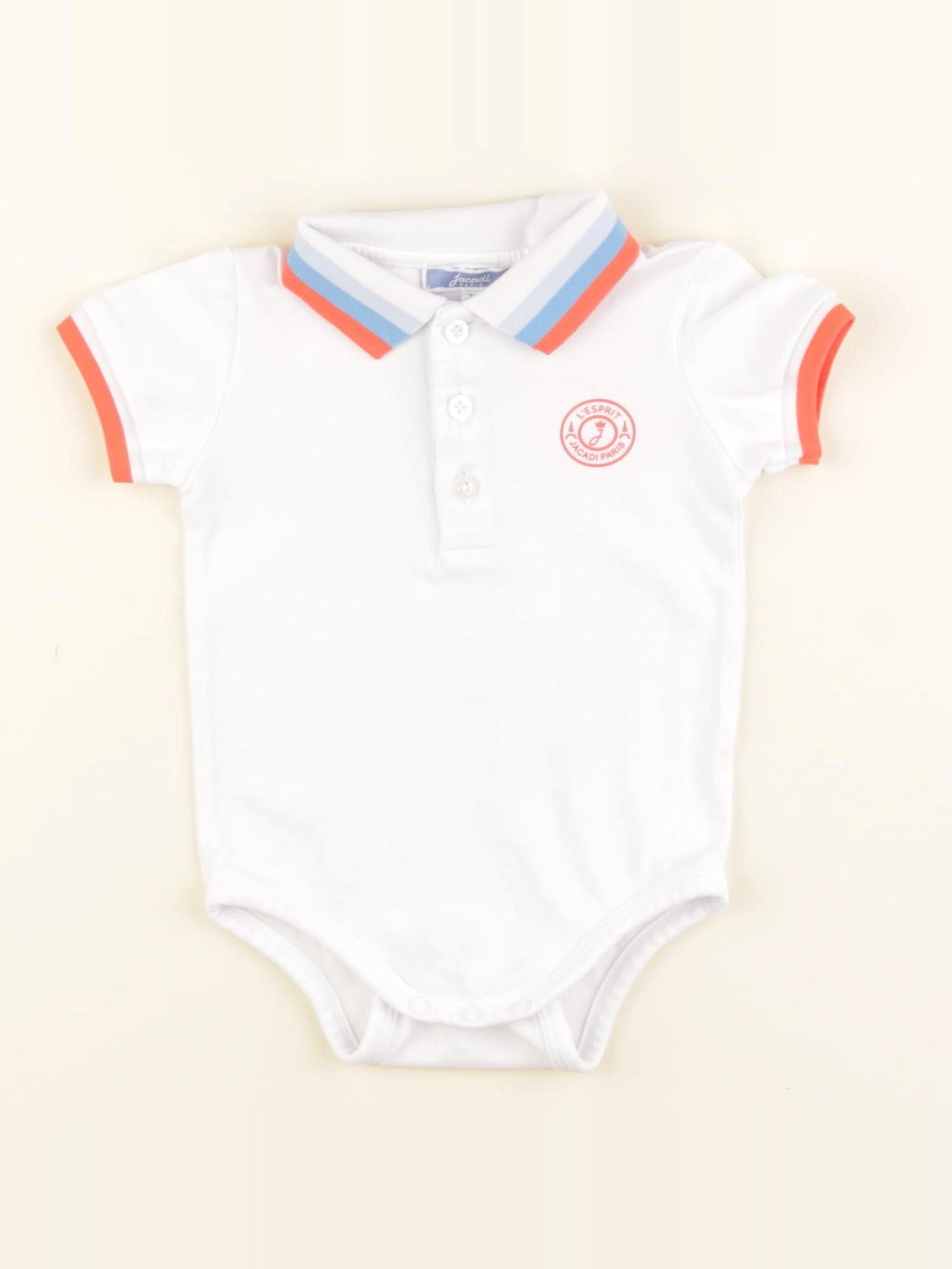 Jacadi - body à col blanc - 6 mois