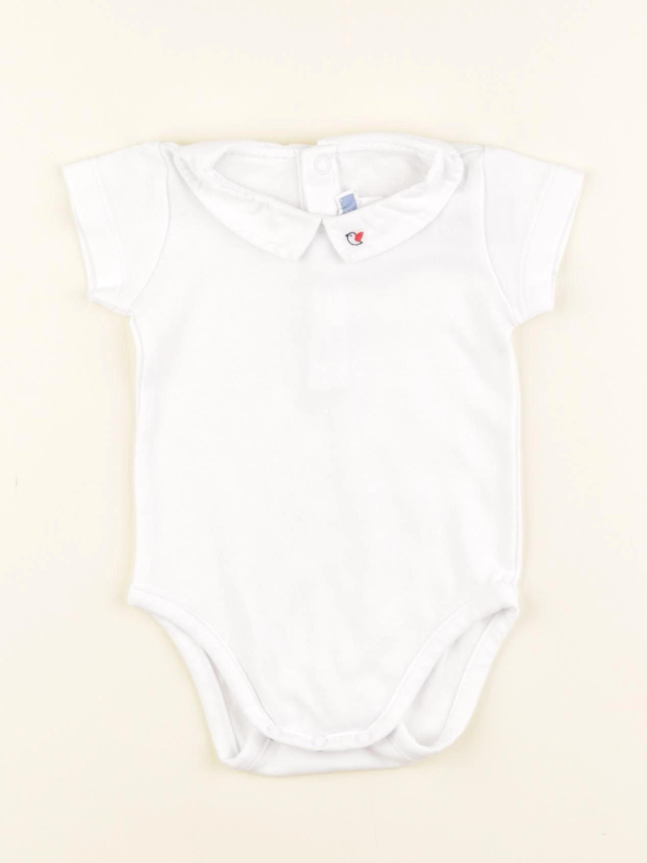 Jacadi - body à col blanc - 6 mois