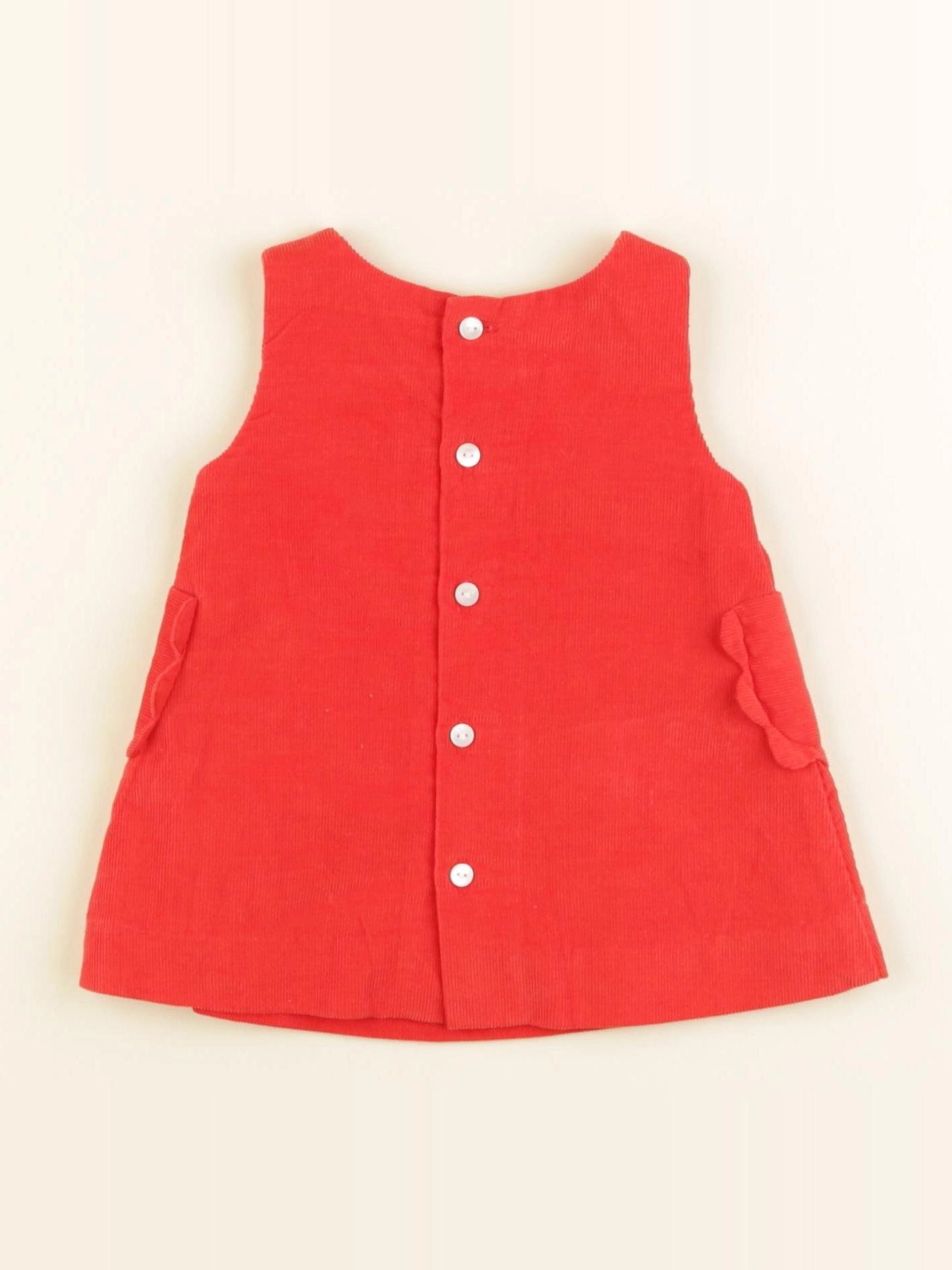 Jacadi - robe rouge - 1 mois