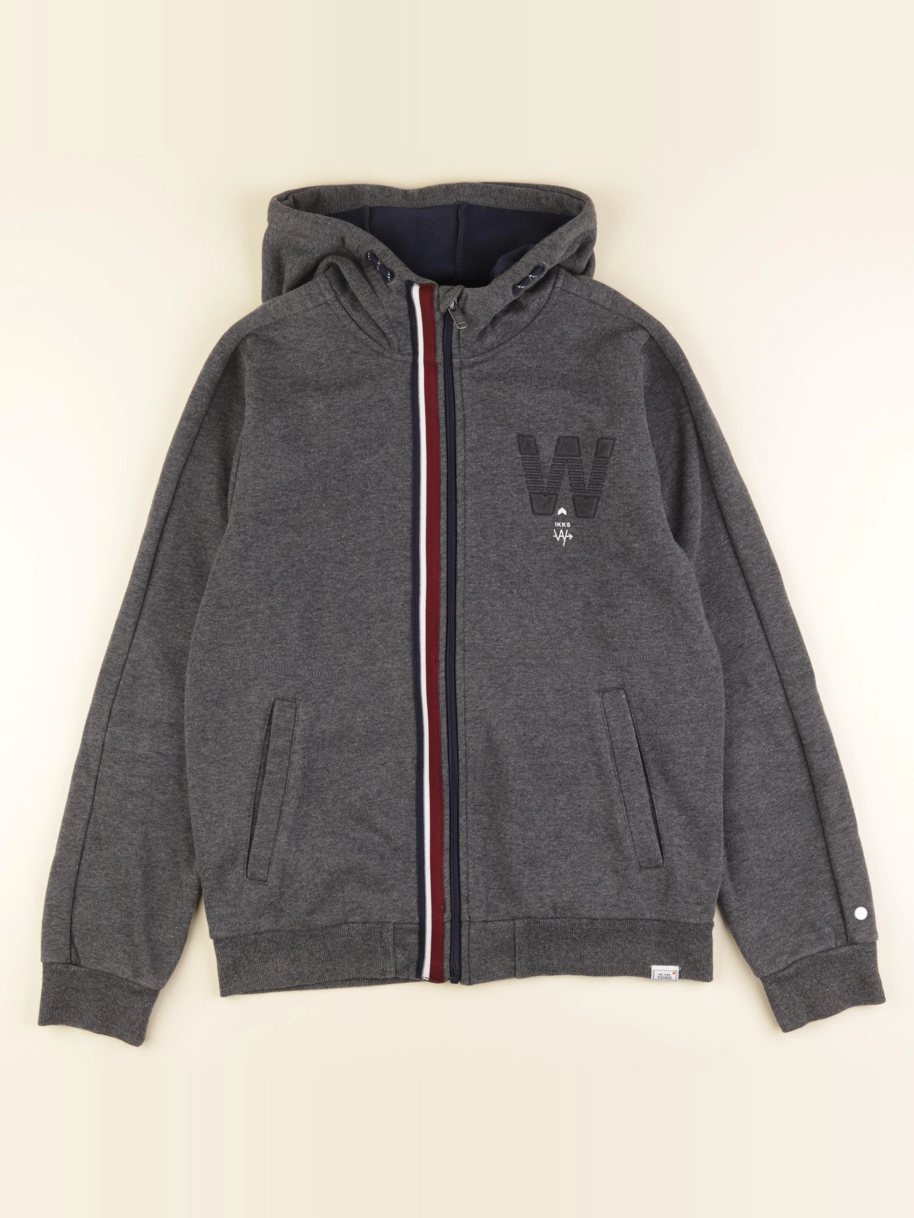 IKKS - sweat gris - 16 ans