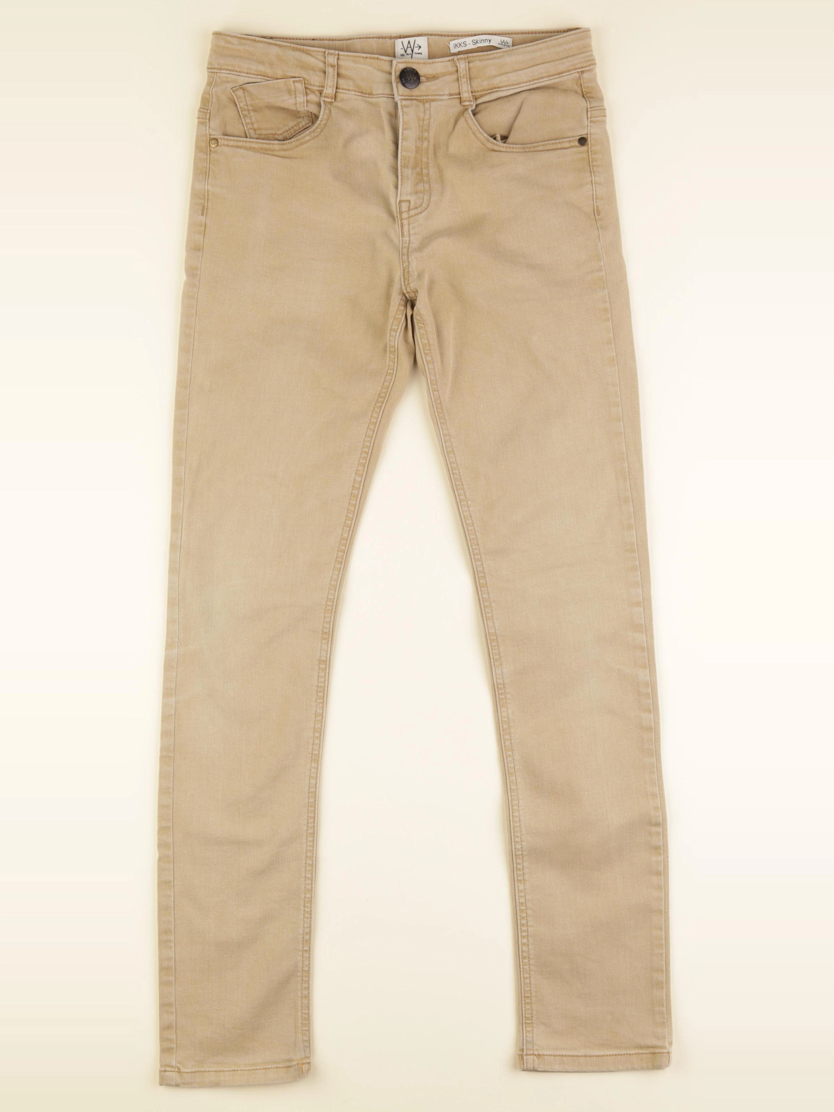 IKKS - jean beige - 14 ans