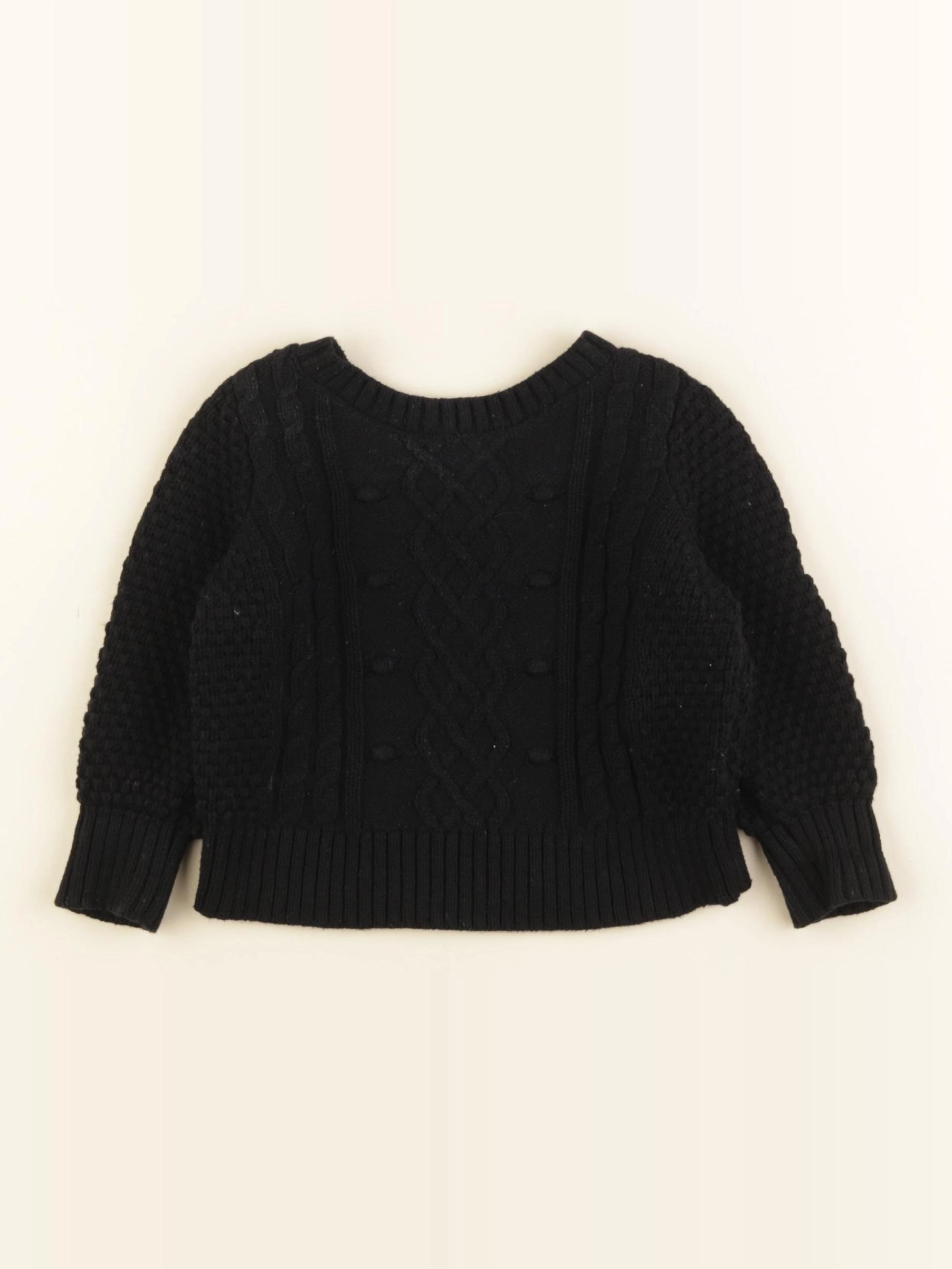 GAP - pull noir - 18/24 mois