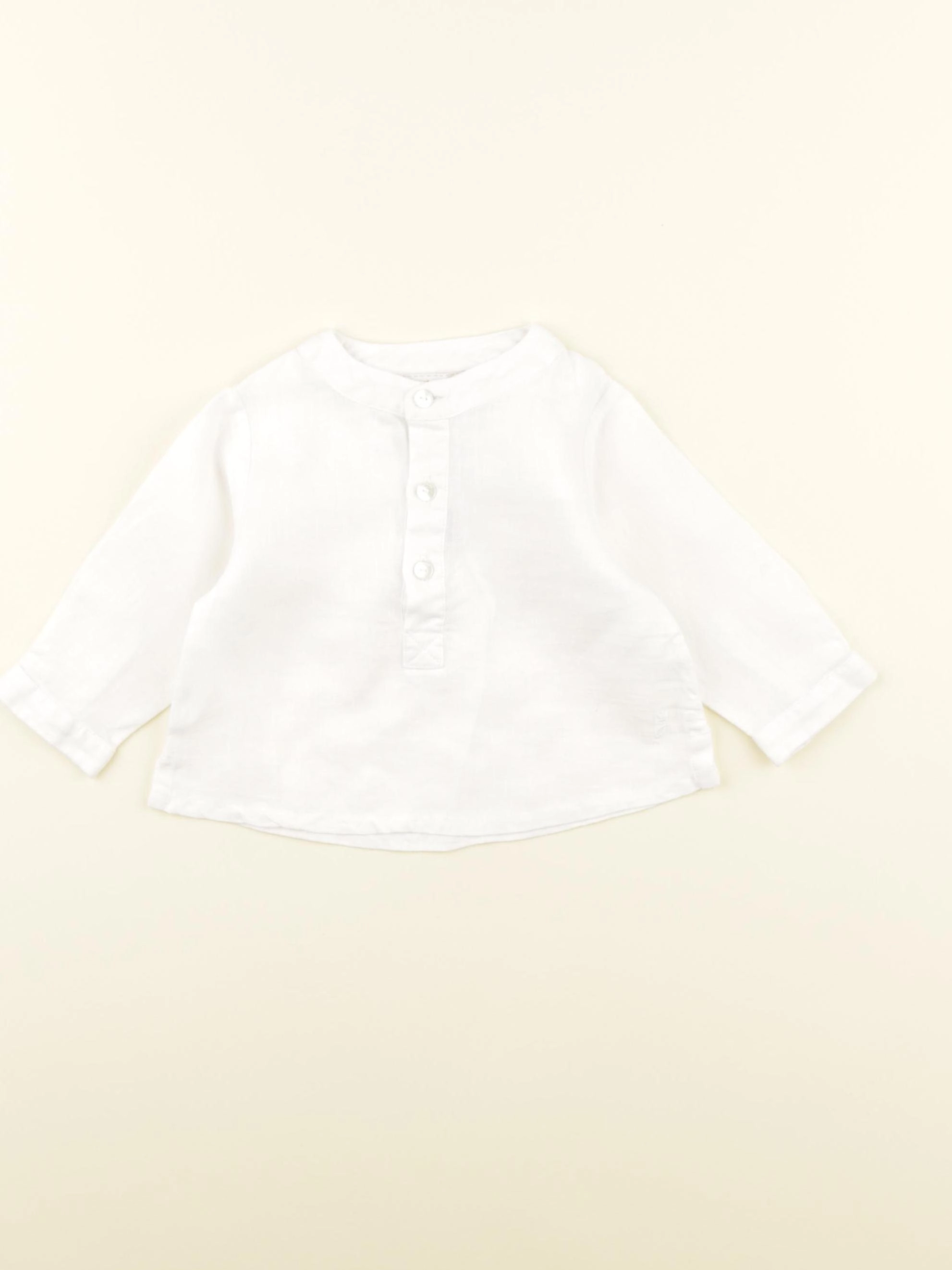 Jacadi - chemise blanc - 6 mois