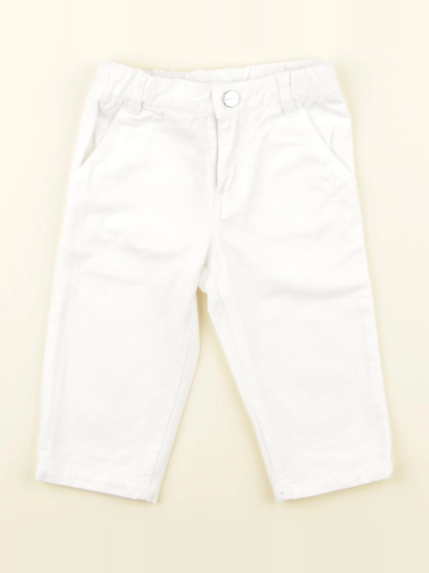 Jacadi - pantalon blanc - 12 mois