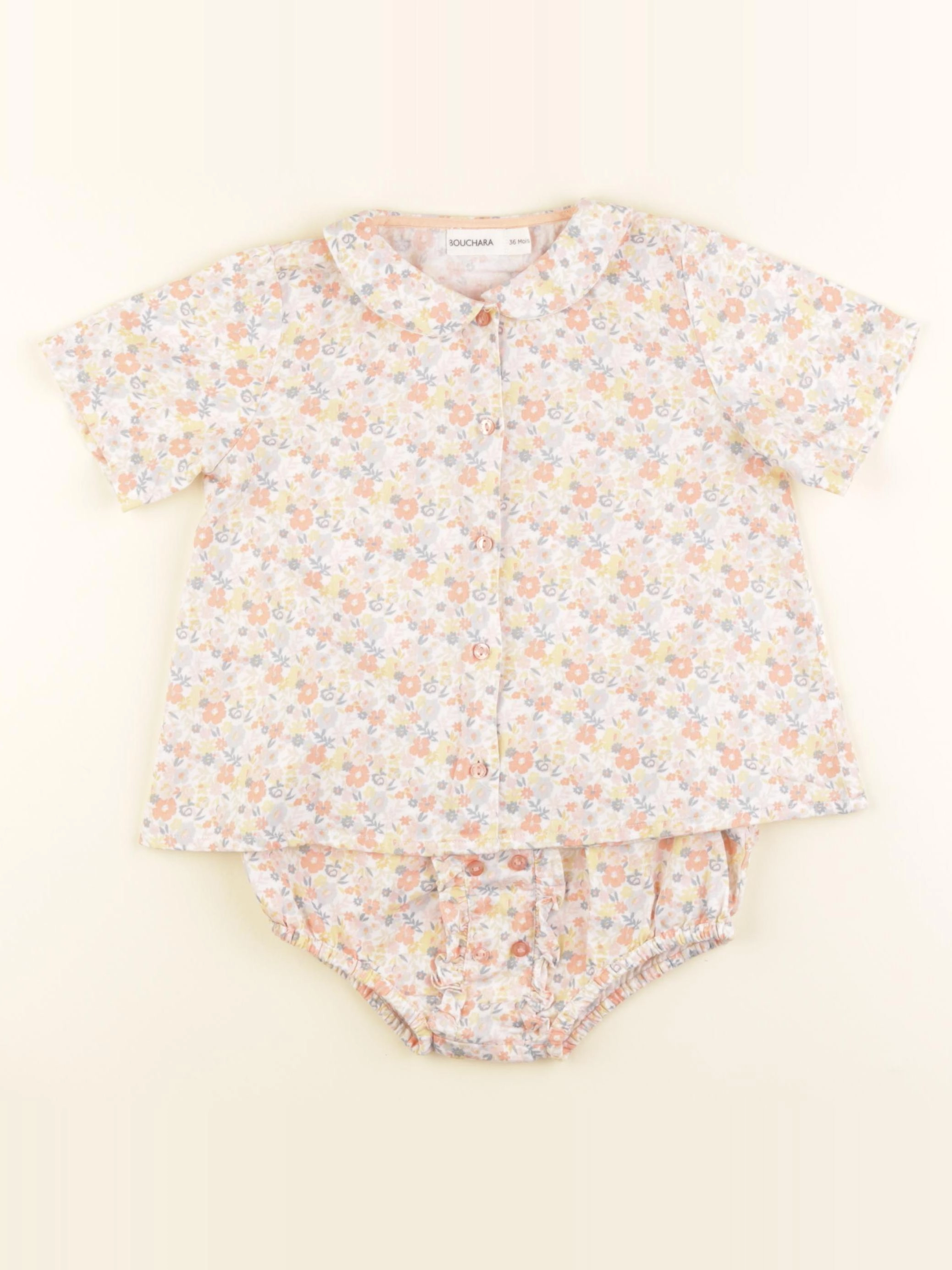 Bouchara - ensemble rose - 36 mois