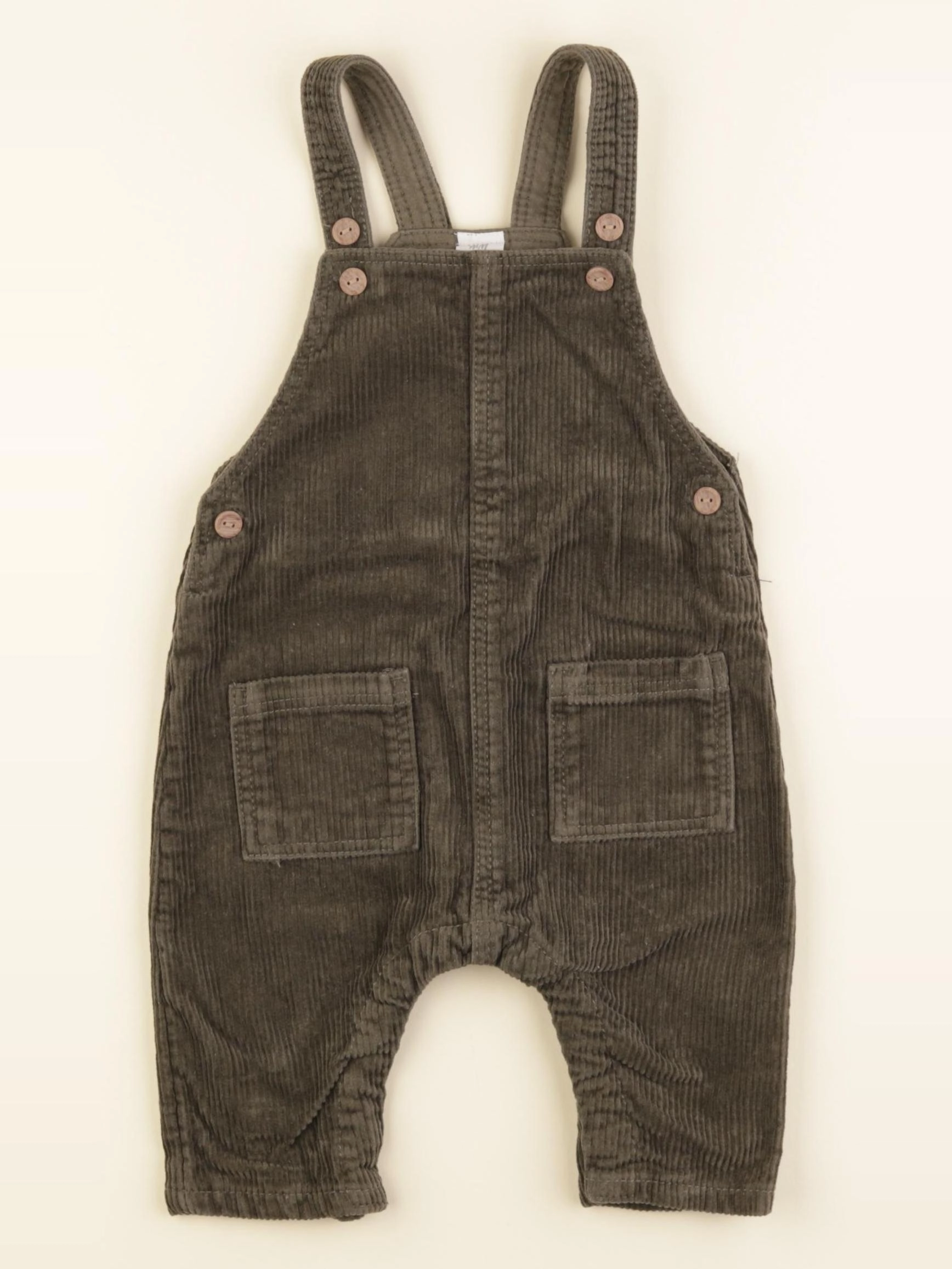 H&M - salopette vert - 4/6 mois