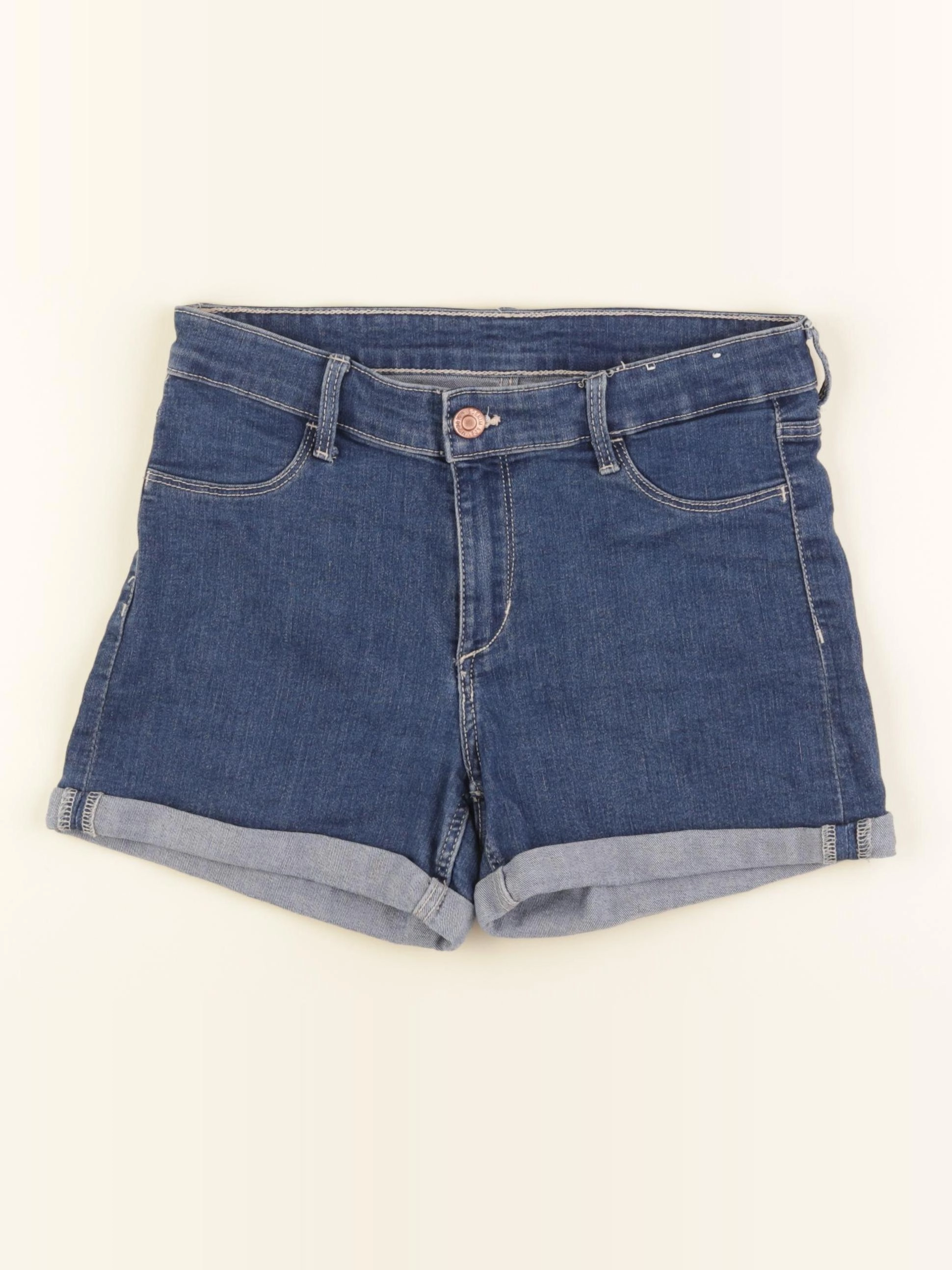H&M - short bleu - 12/13 ans