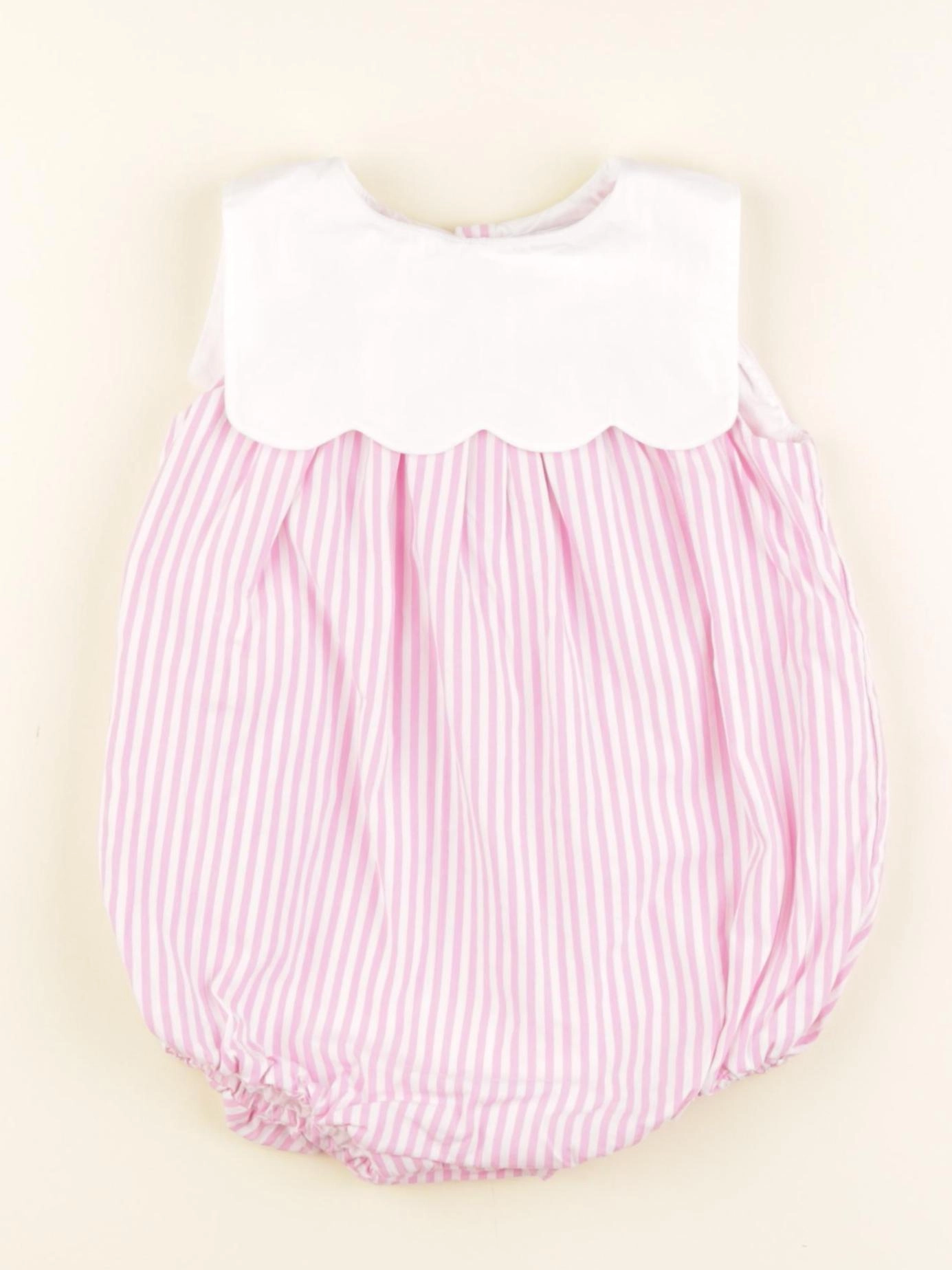 Jacadi - combinaison blanc, rose - 18 mois