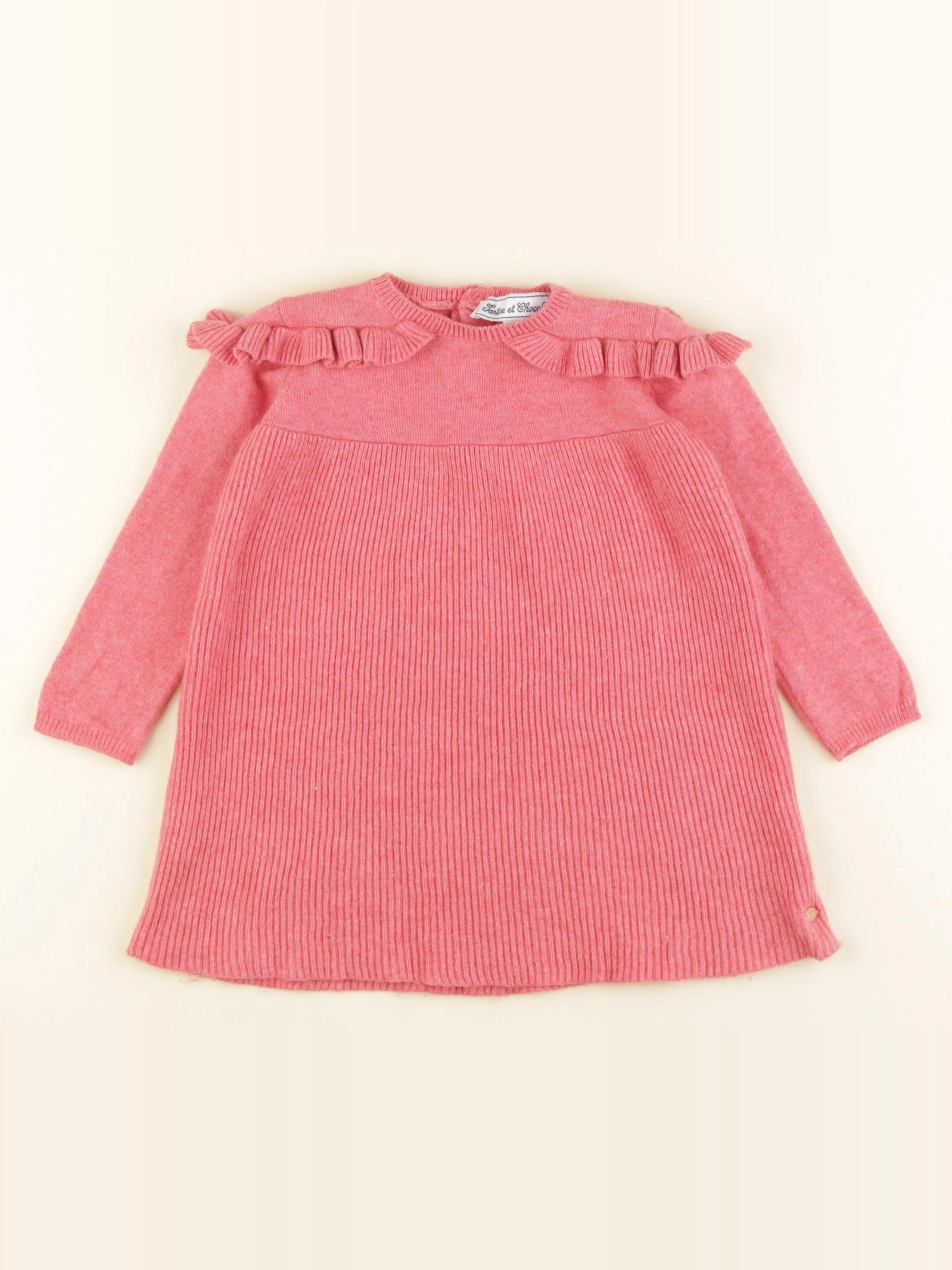Tartine & Chocolat - robe rose - 18 mois